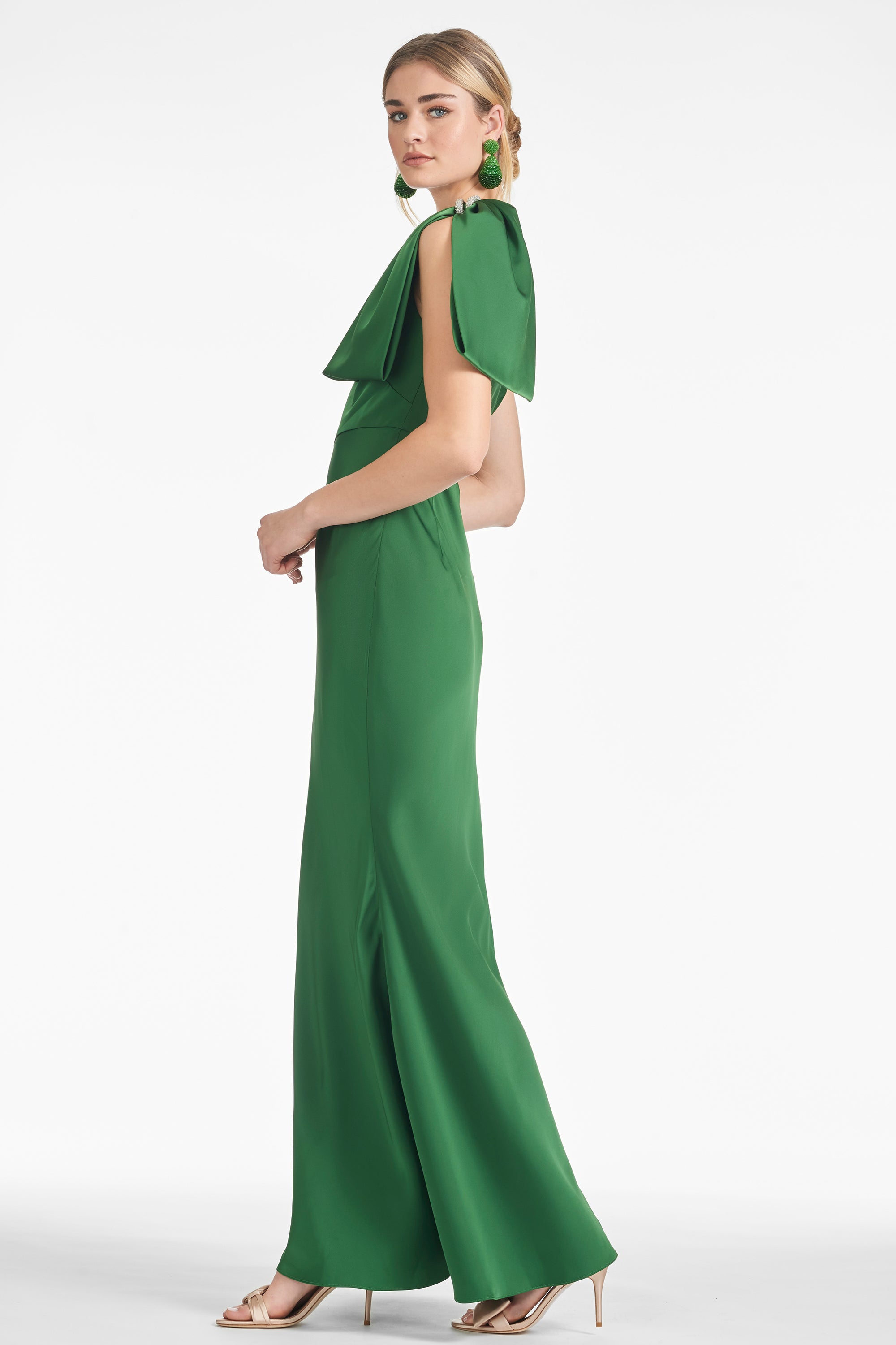 Aubrey Gown - Emerald - Final Sale