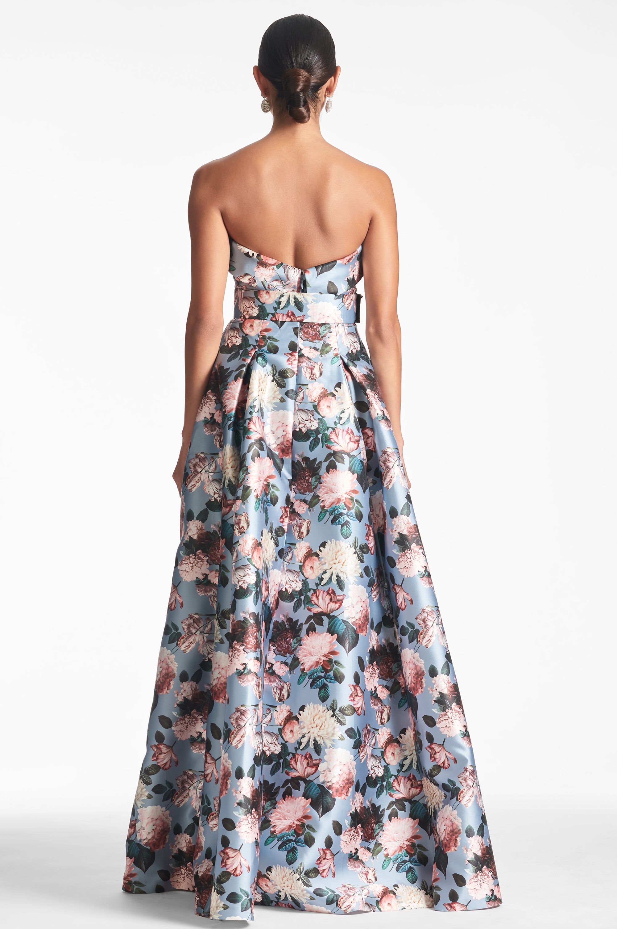 Brielle Gown - Ice Blue Garden - Final Sale