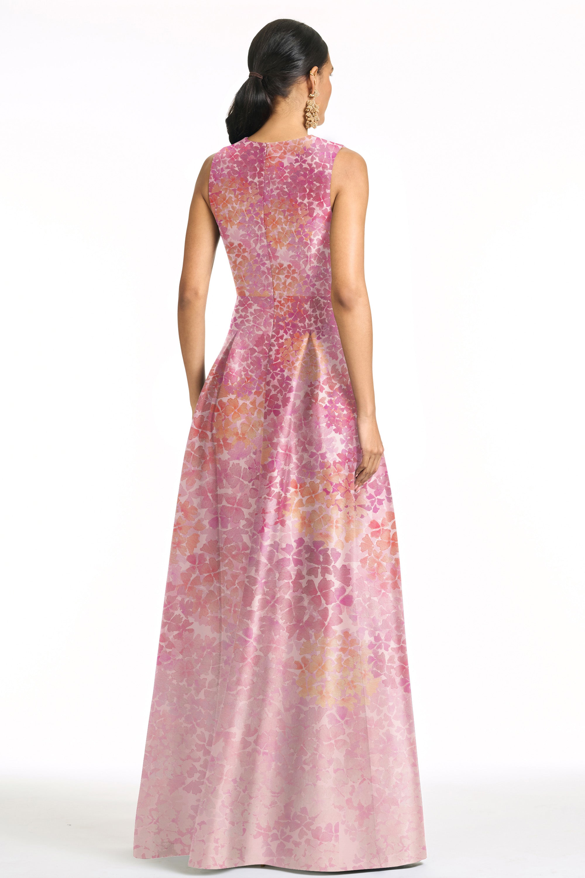BROOKLYNNE GOWN - LIGHT SUNSET HYDRANGEA
