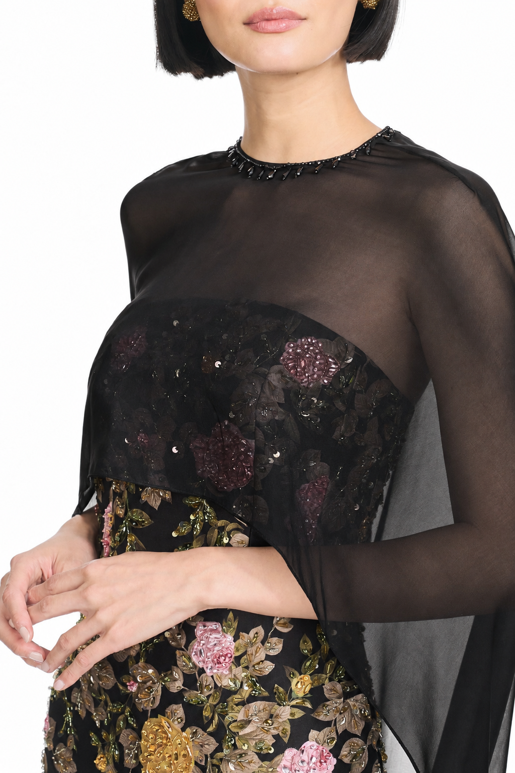 TINSLEY CAPE - BLACK