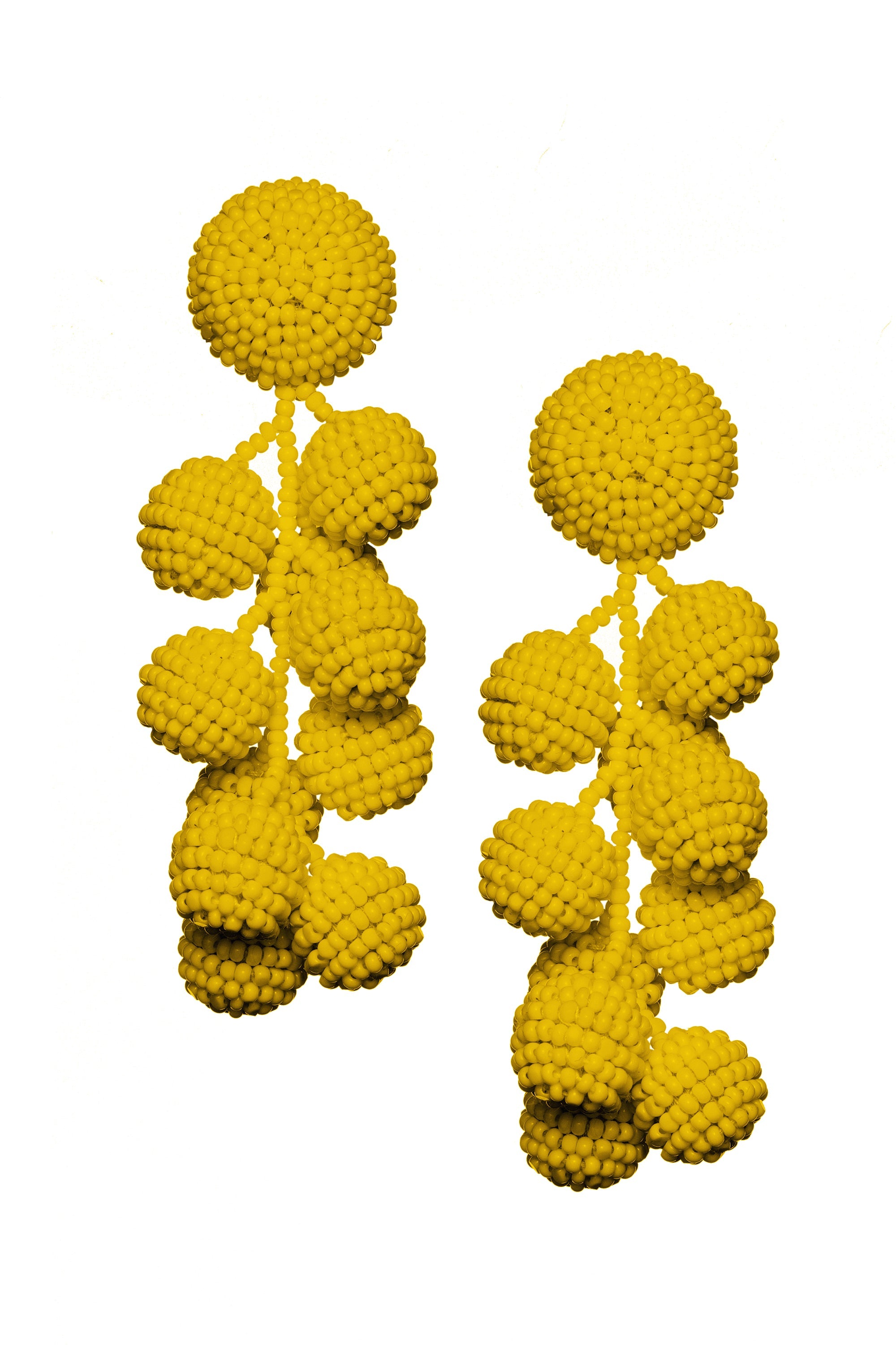 COCONUTS EARRINGS - GOLDEN ROD