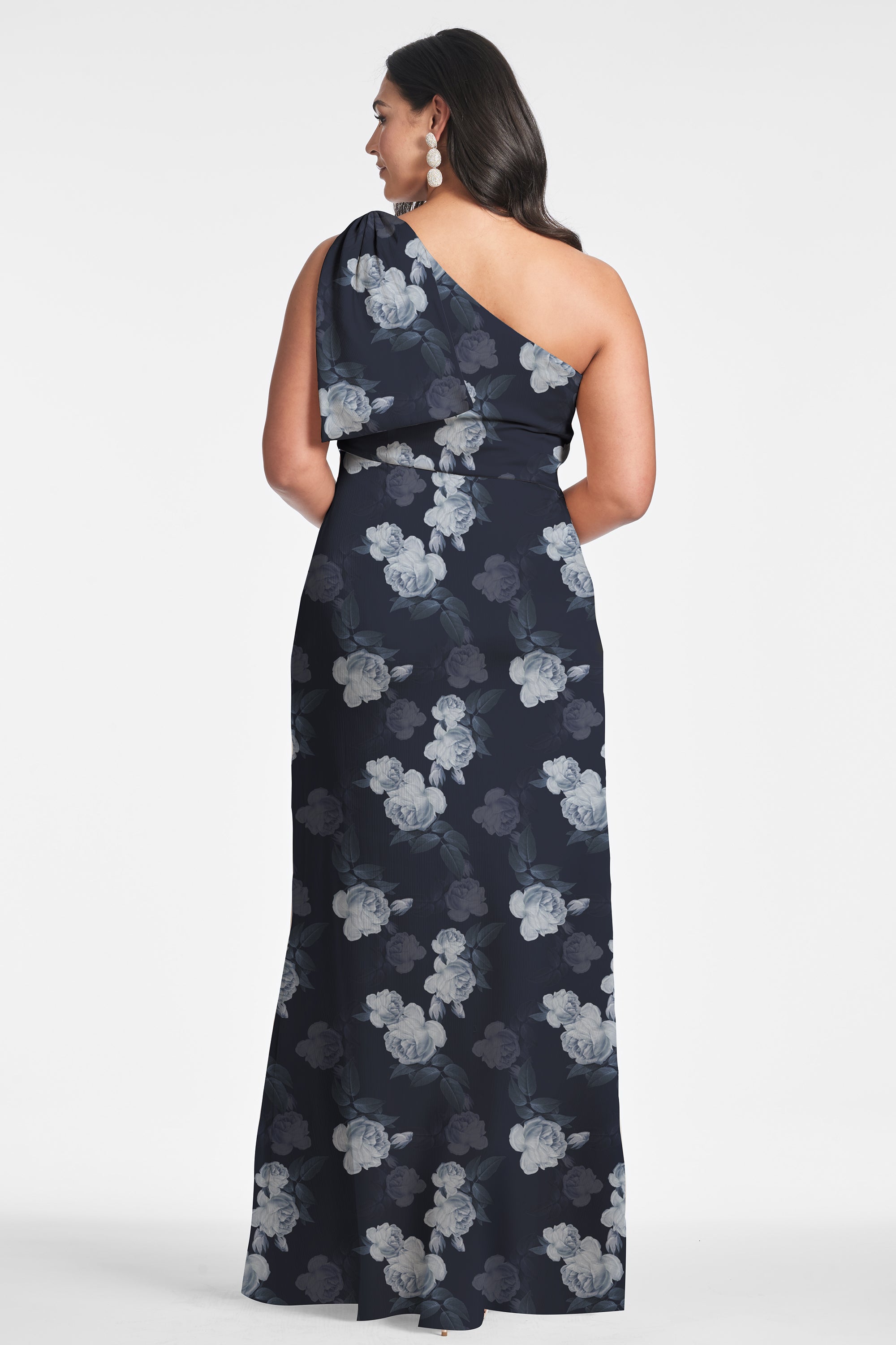 Chelsea Gown - Midnight Glacial Rose - Final Sale