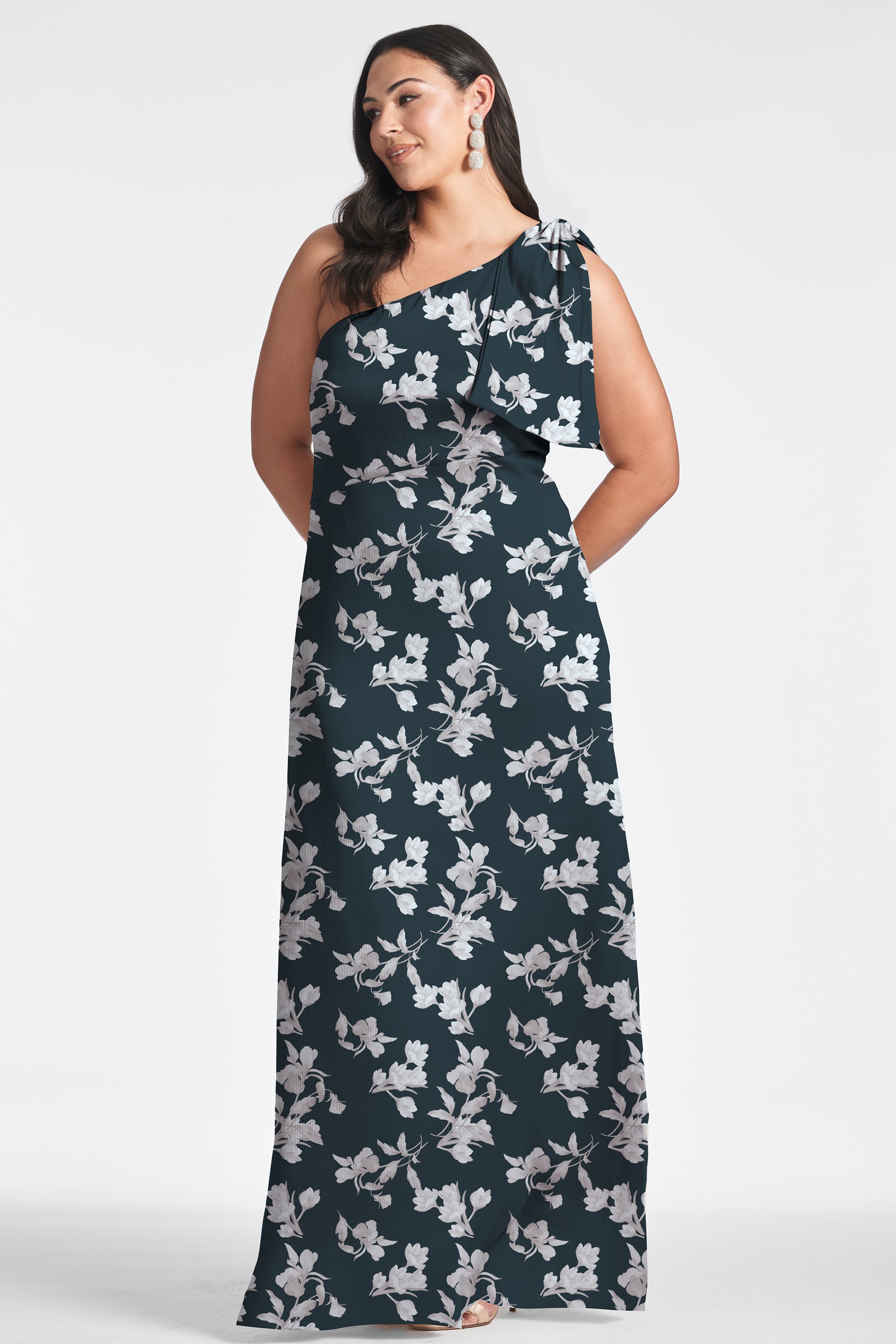 Chelsea Gown - Navy Venetia Petal - Final Sale