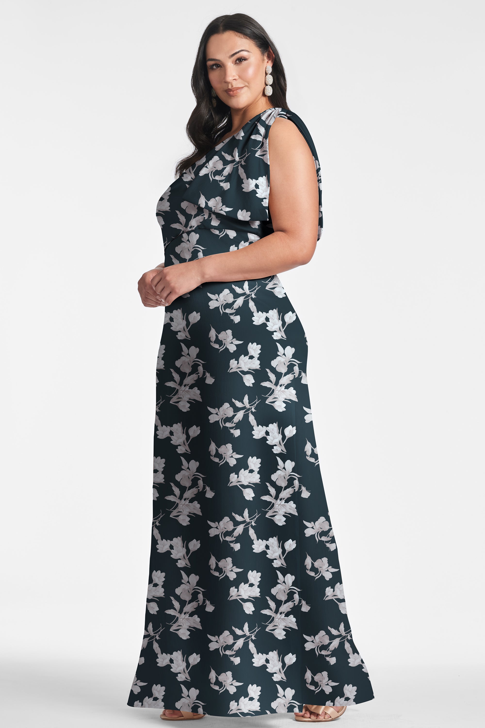 Chelsea Gown - Navy Venetia Petal - Final Sale