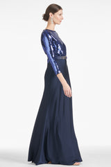 Christabel Gown - Sapphire/Midnight - Final Sale