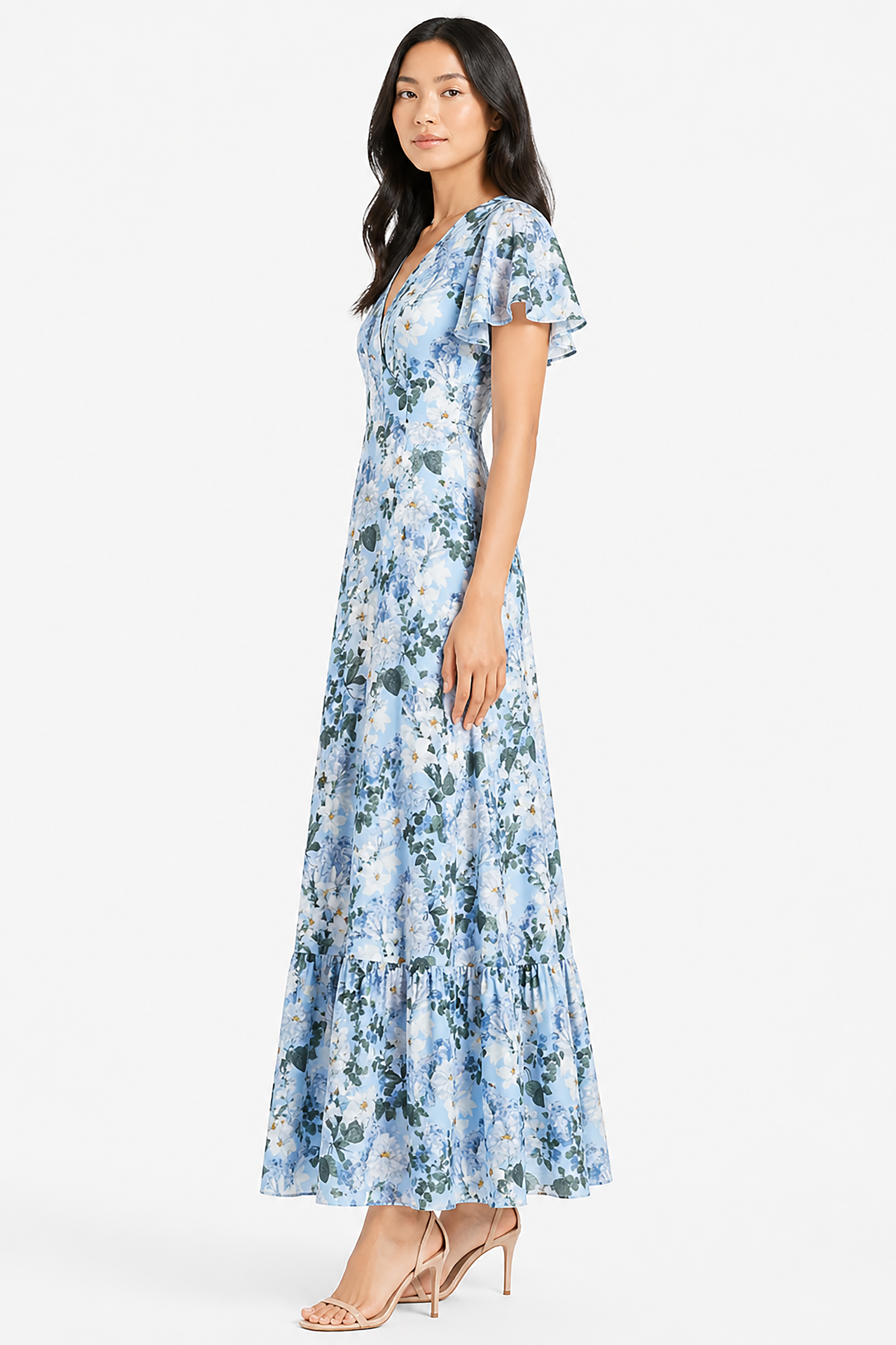 EMMA DRESS - DELFT PETALS
