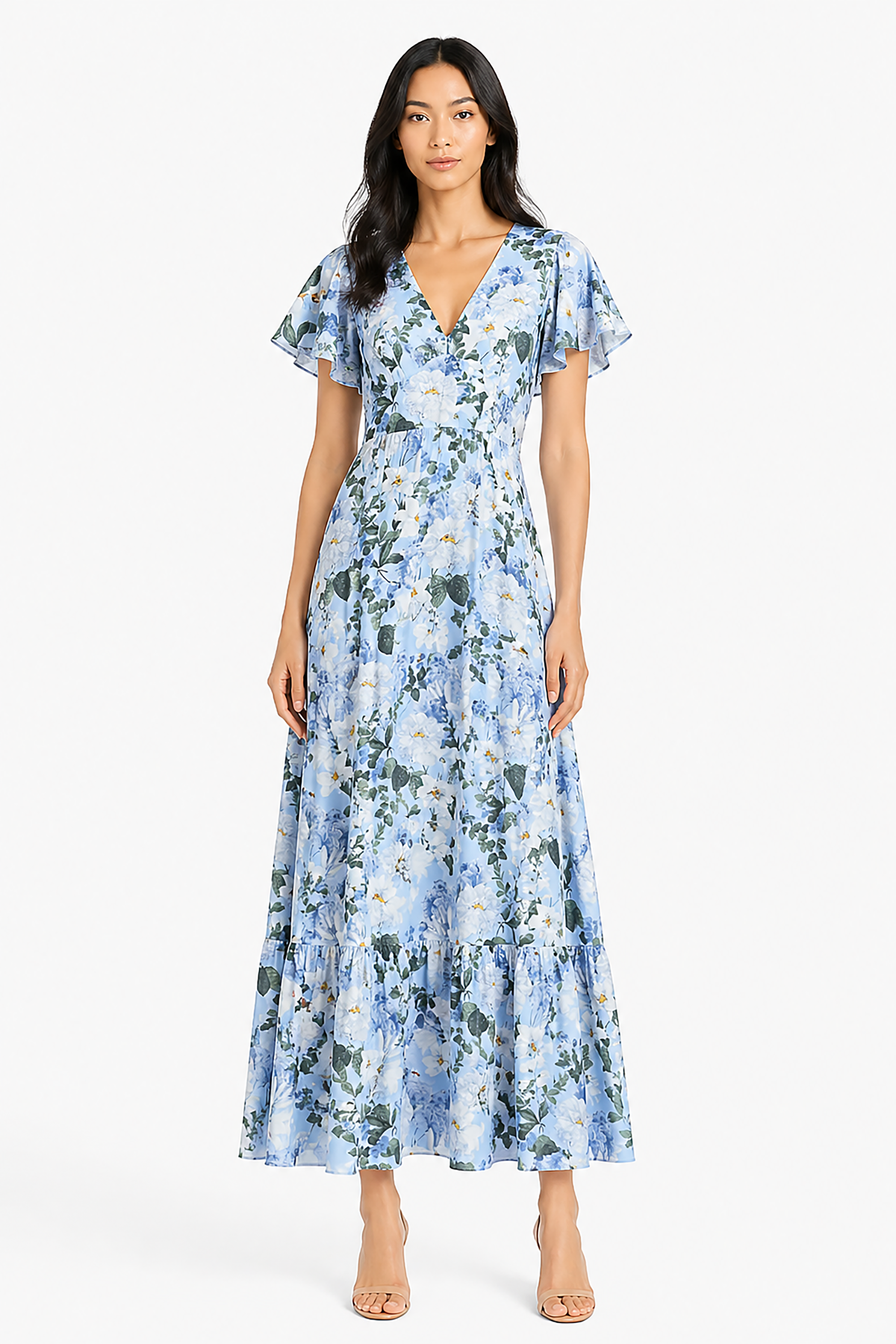 EMMA DRESS - DELFT PETALS