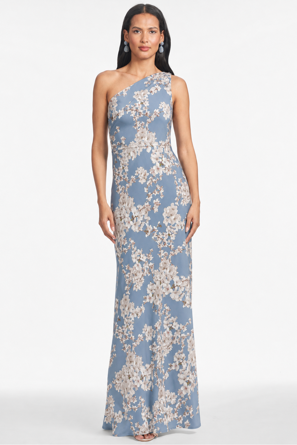 DELPHINE GOWN - WISTERIA CHERRY BLOOMS