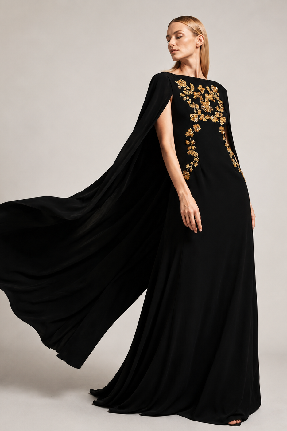 VITTORIA GOWN - BLACK