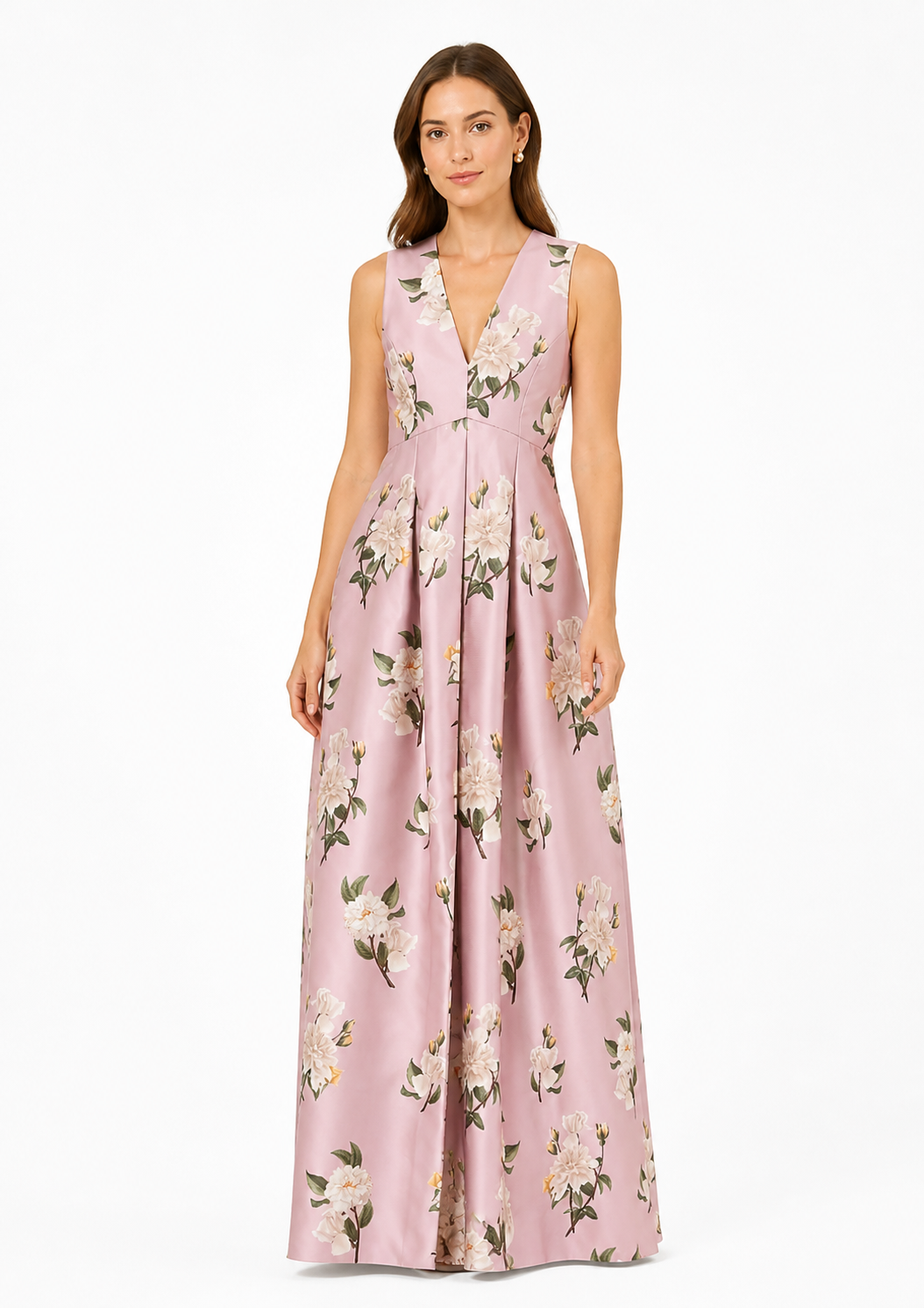BROOKLYNNE GOWN - ROSE QUARTZ TEA ROSES