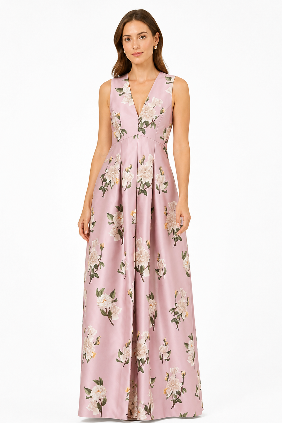 BROOKLYNNE GOWN - ROSE QUARTZ TEA ROSES