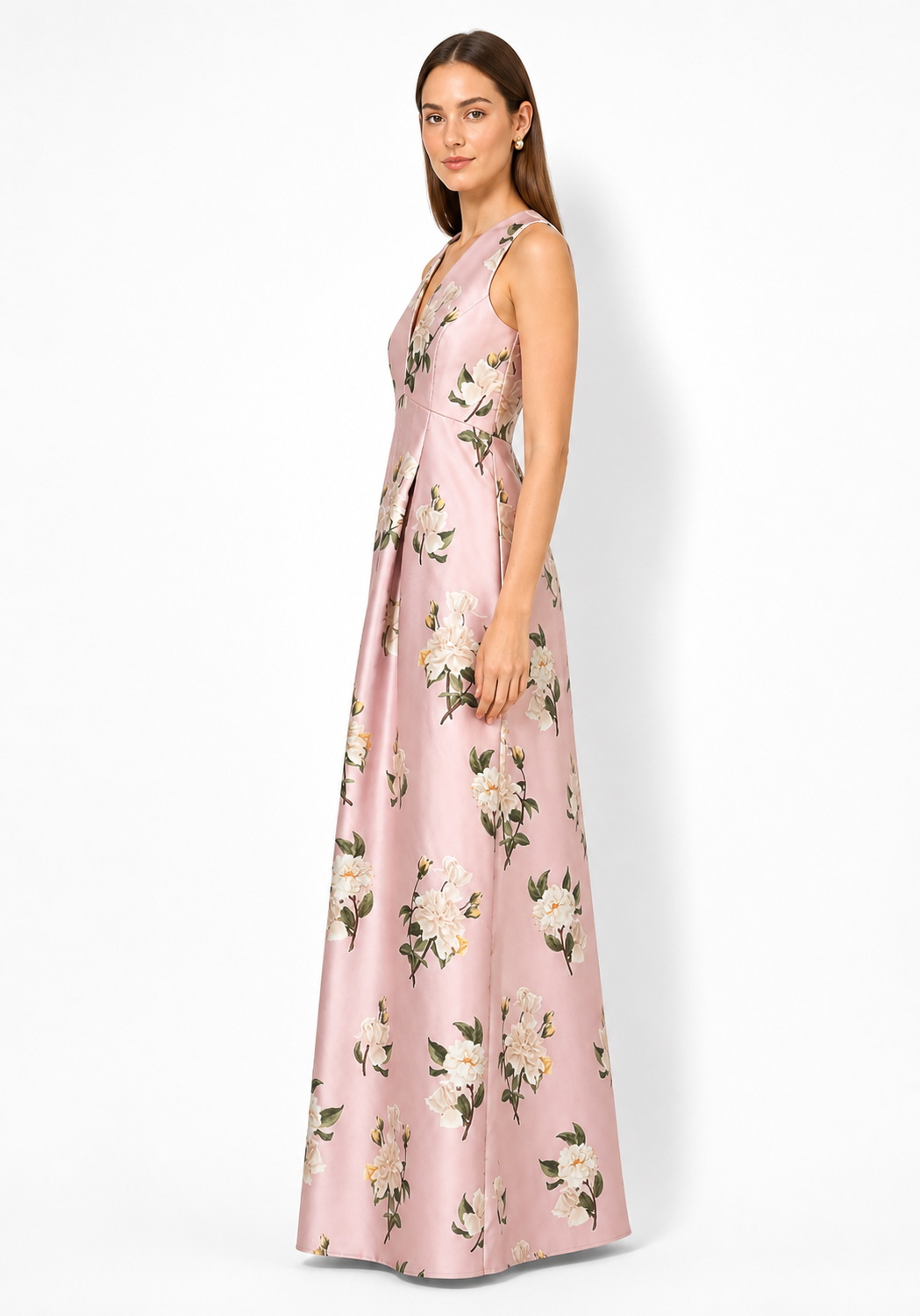 BROOKLYNNE GOWN - ROSE QUARTZ TEA ROSES