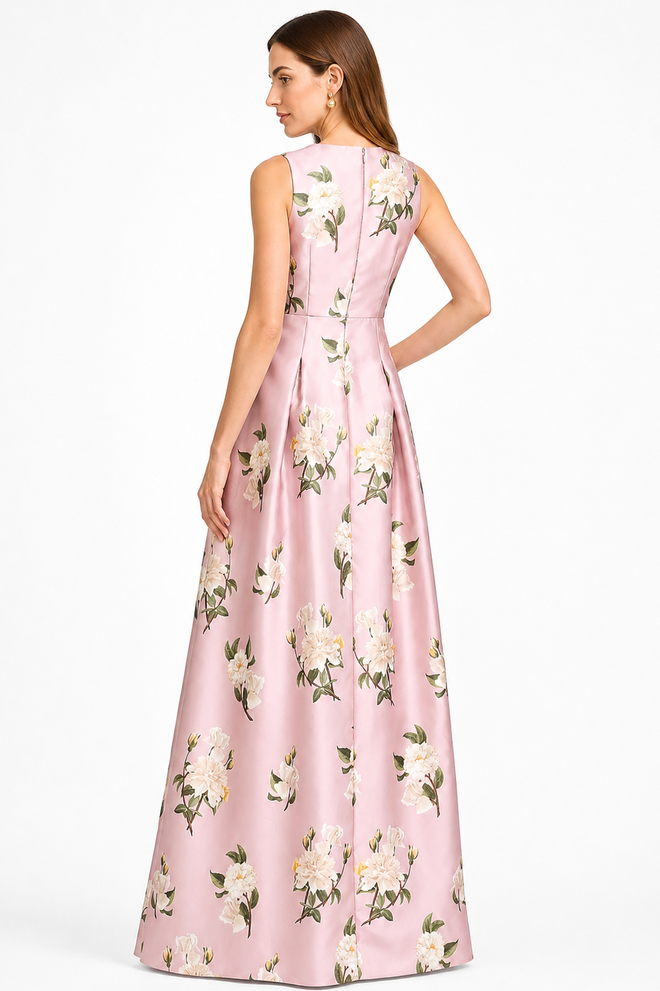 BROOKLYNNE GOWN - ROSE QUARTZ TEA ROSES