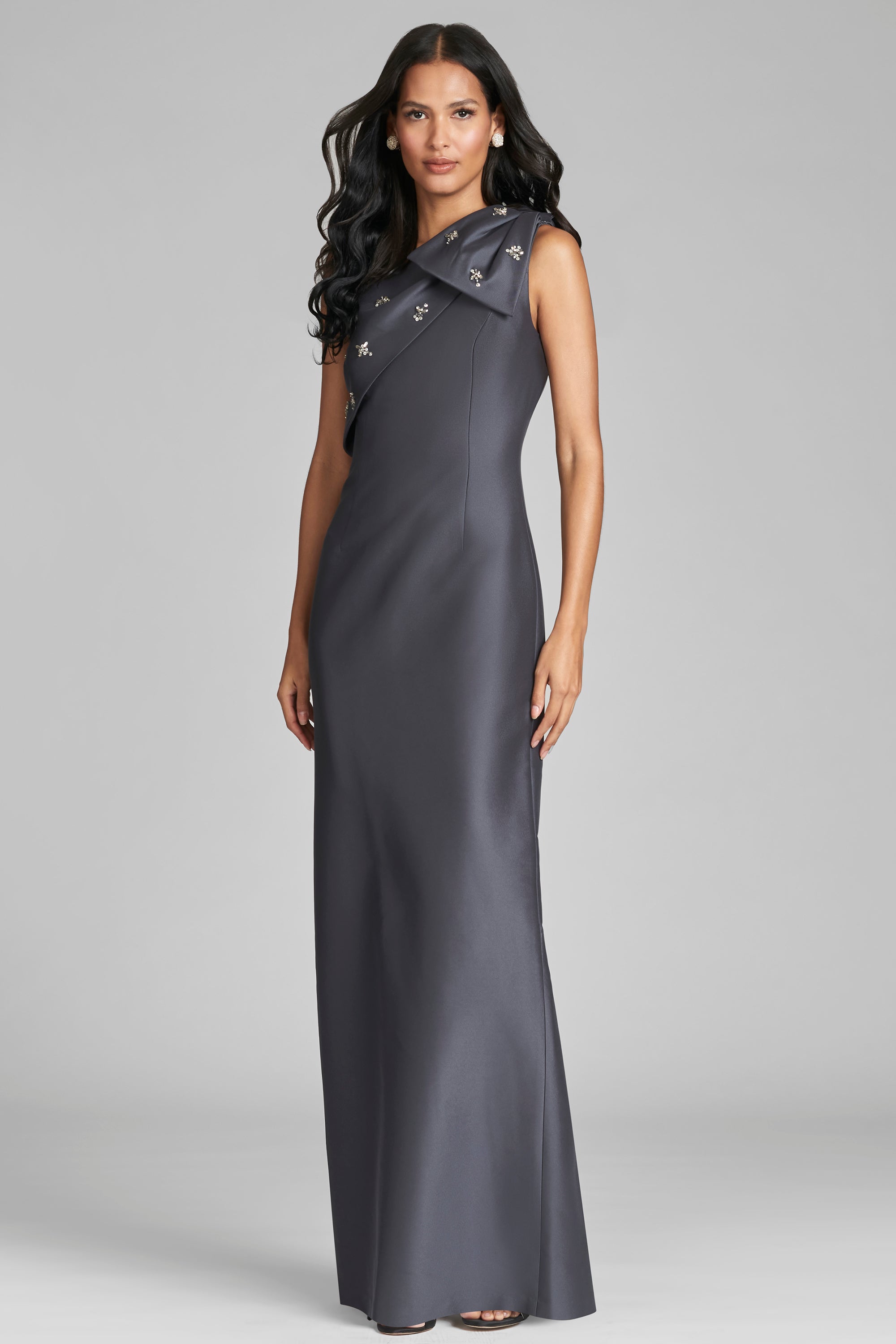 Olivia Gown - Charcoal - Final Sale