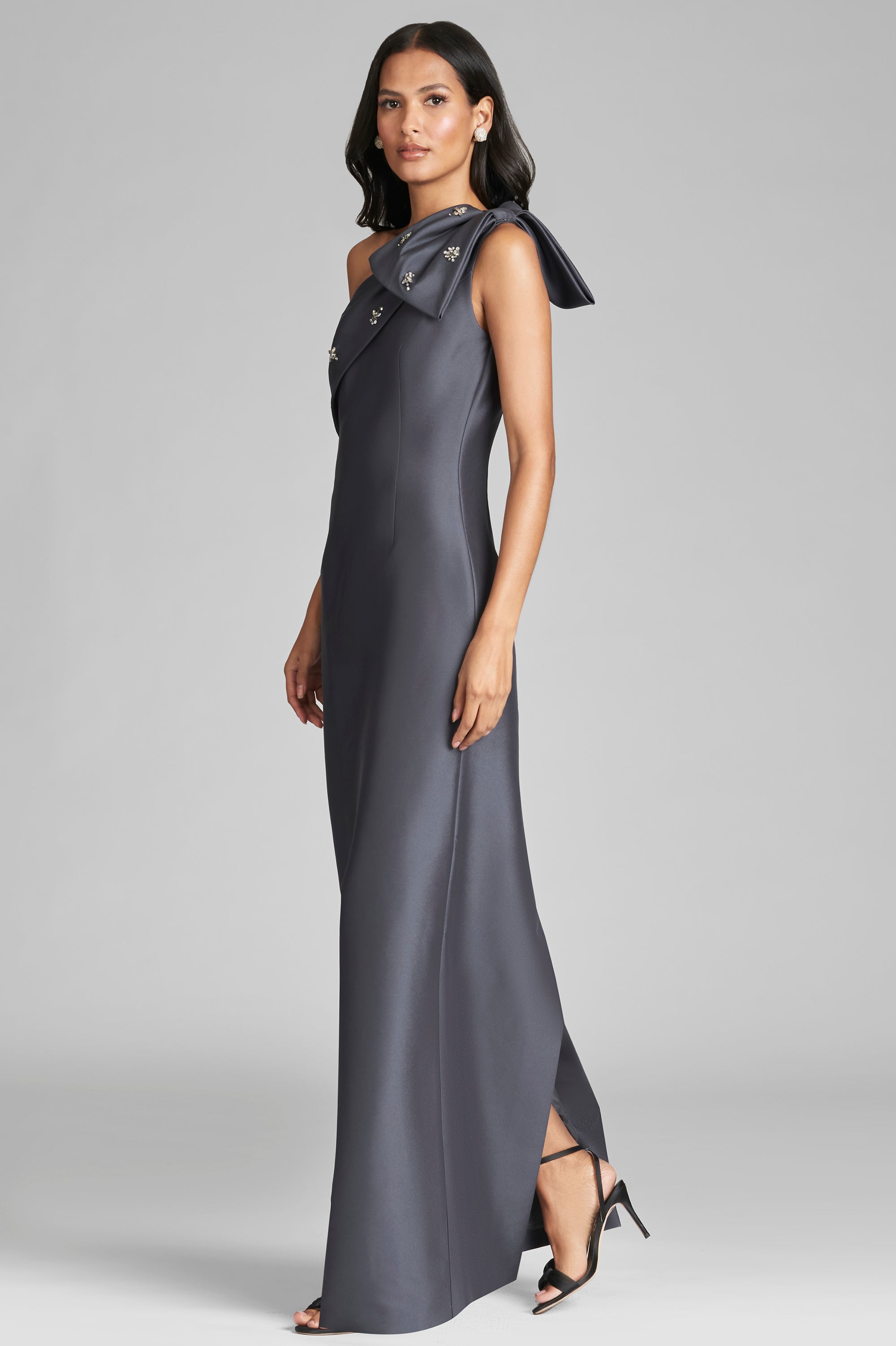 Olivia Gown - Charcoal - Final Sale