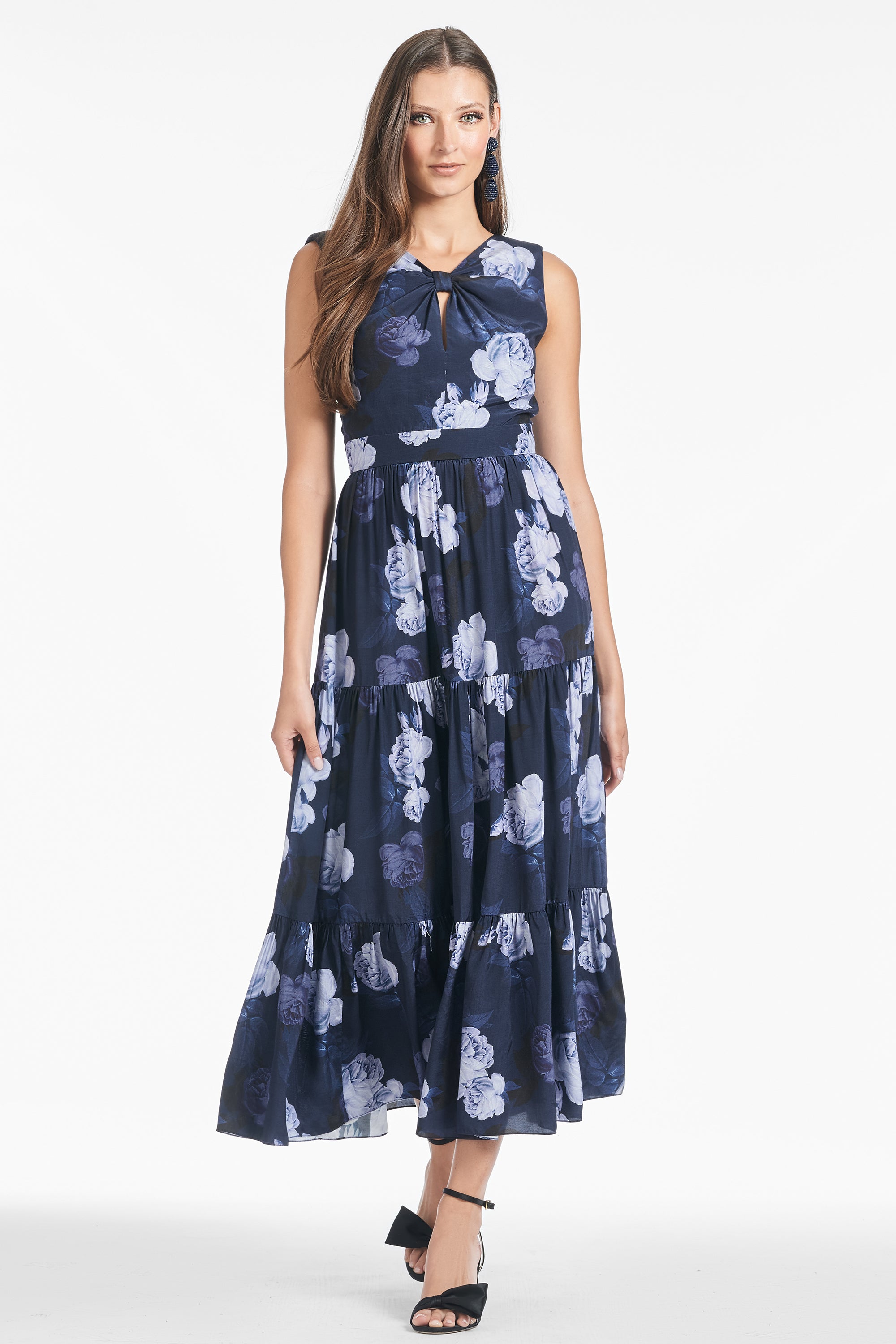 Anaisha Dress - Midnight Glacial Rose - Final Sale