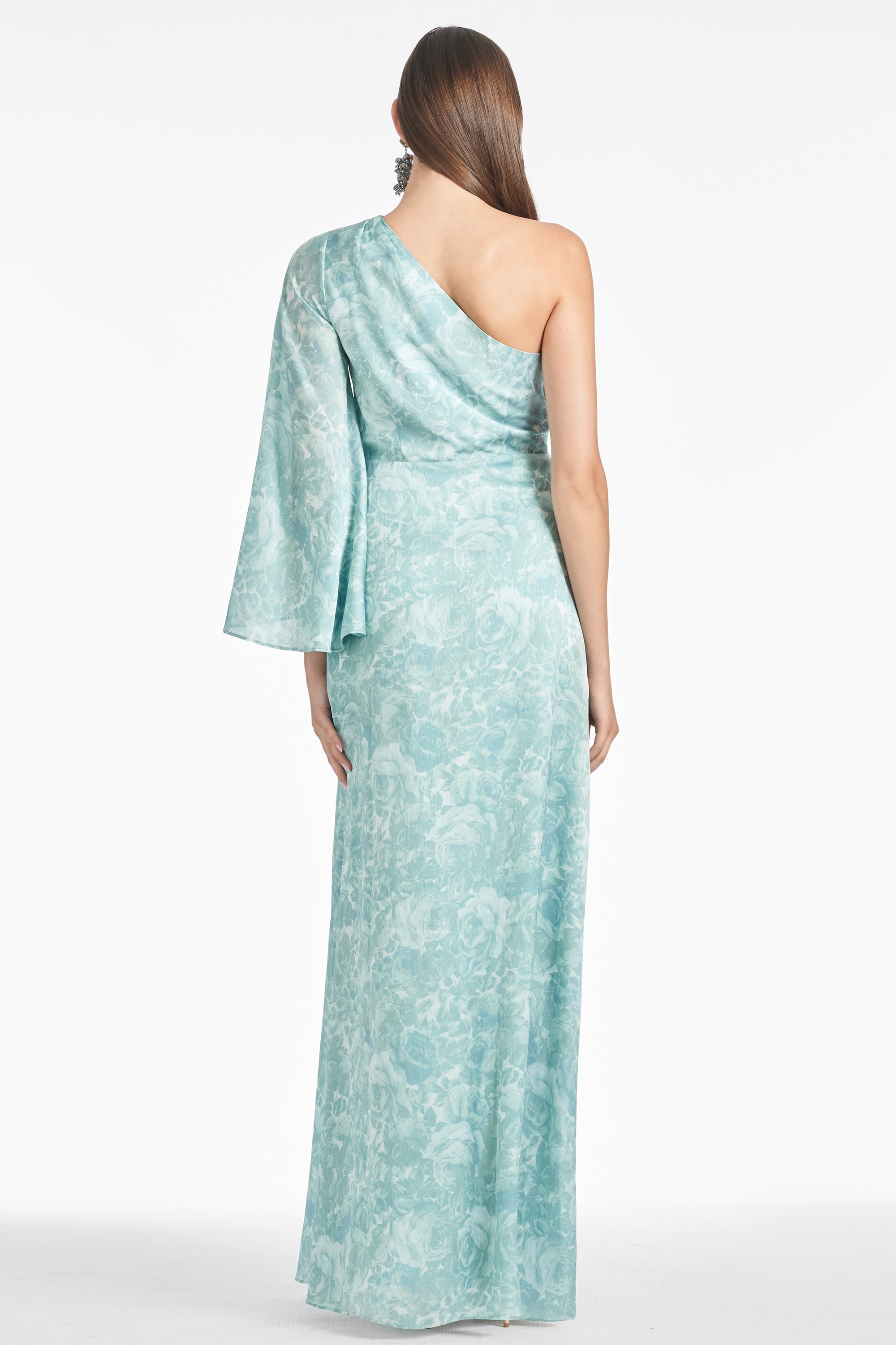 Keely Gown - Sage Painted Floral - Final Sale