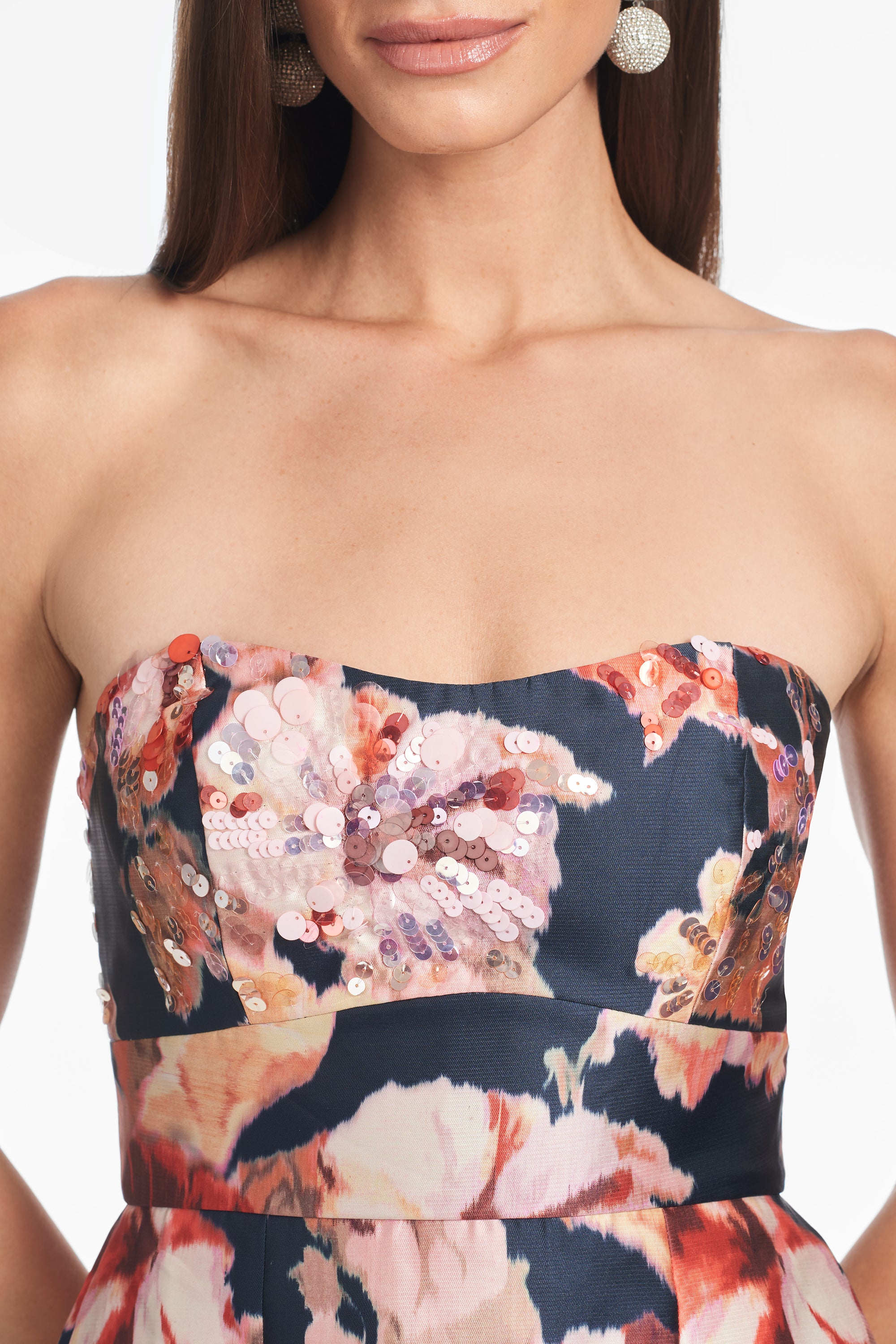 Embellished Giovanna Gown - Bedford Bouquet - Final Sale