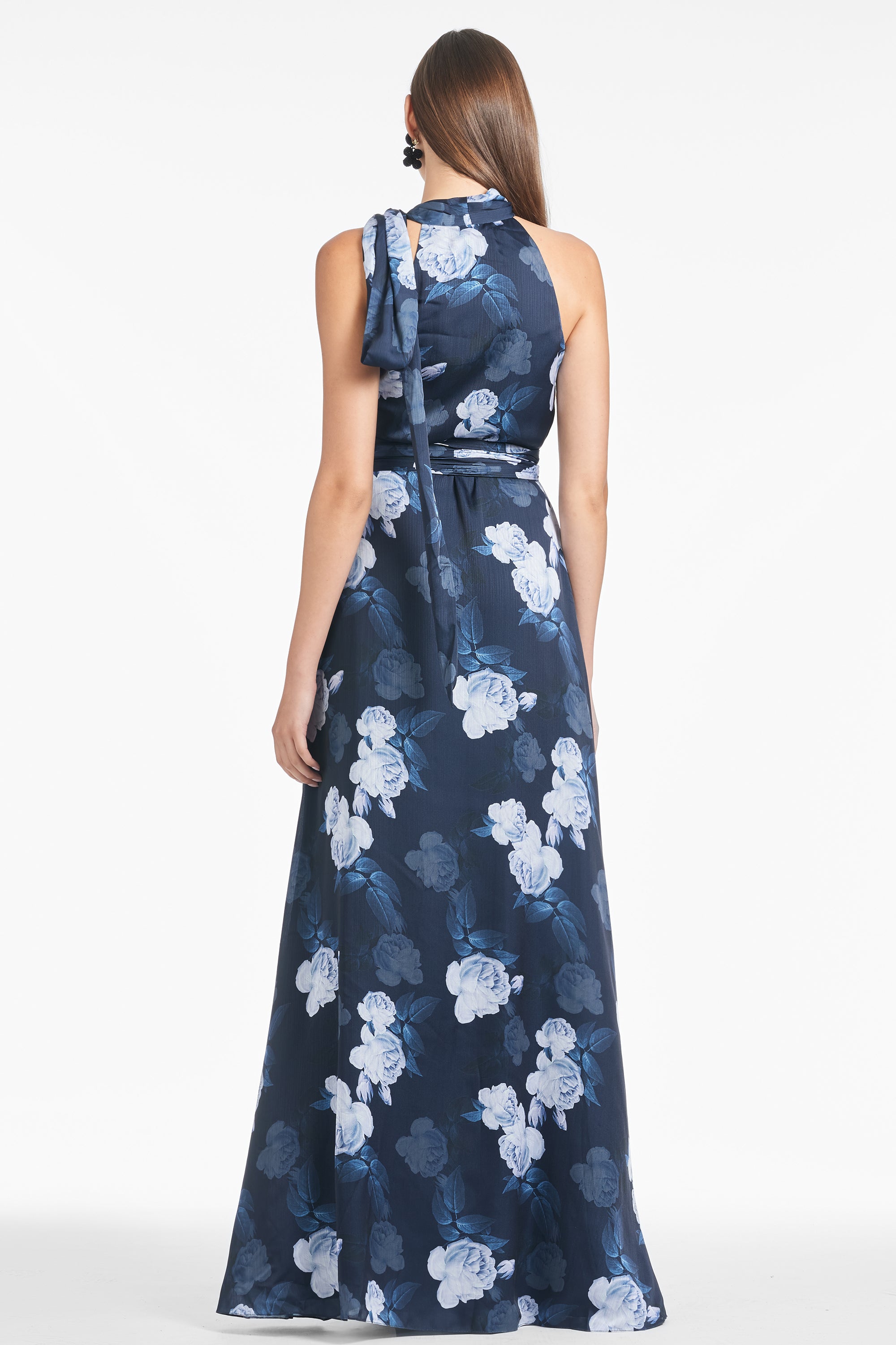 Kayla Gown - Midnight Glacial Rose - Final Sale