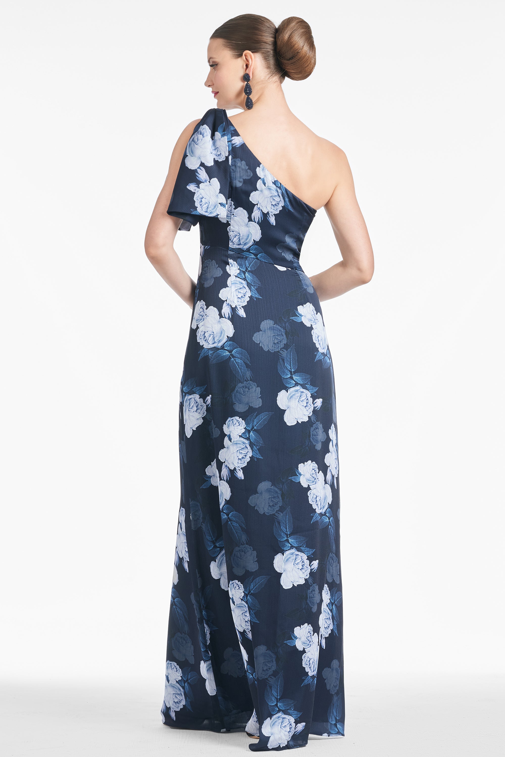 Chelsea Gown - Midnight Glacial Rose - Final Sale