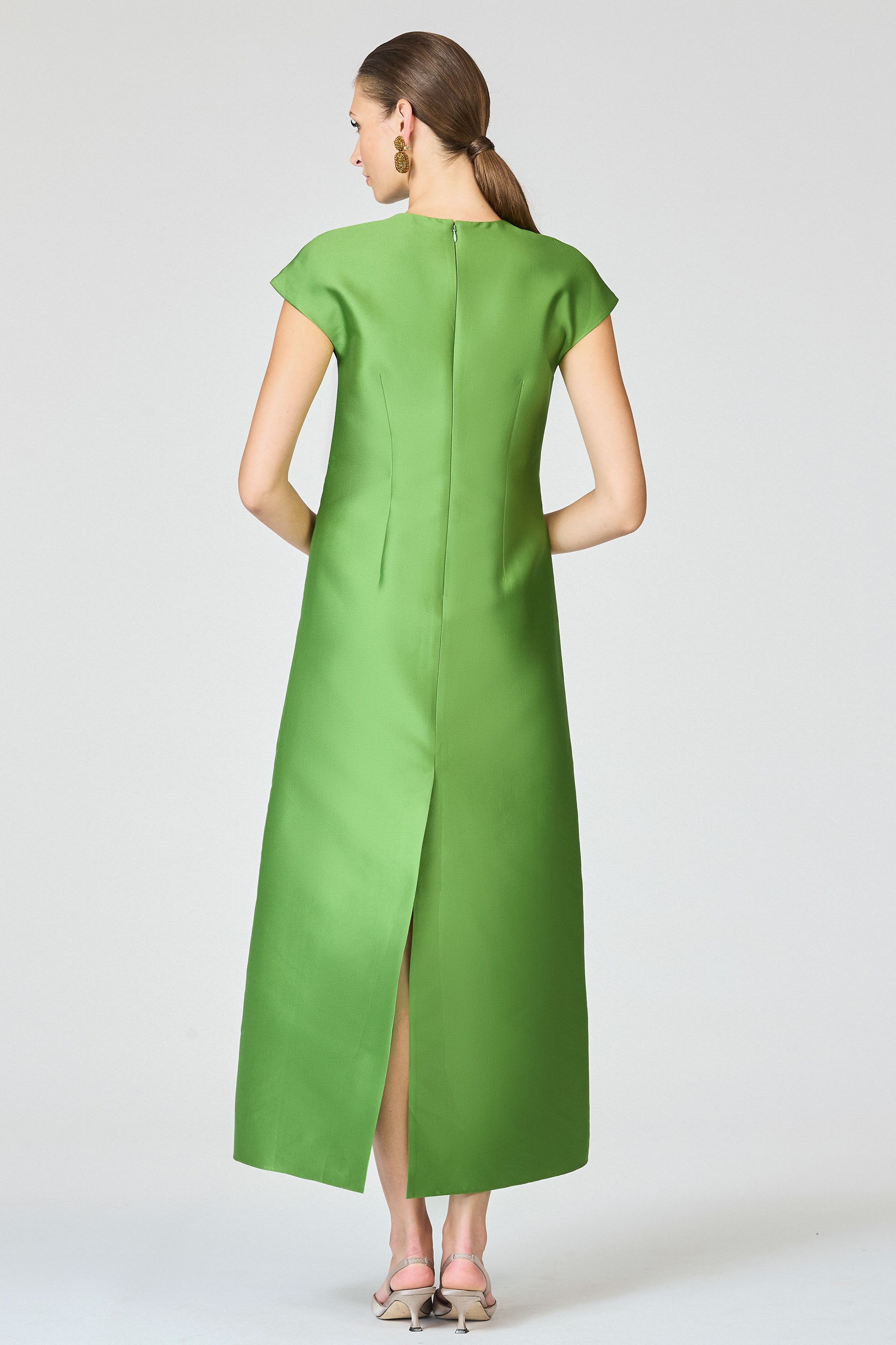 GWENDOLYN GOWN - GREEN GARNET