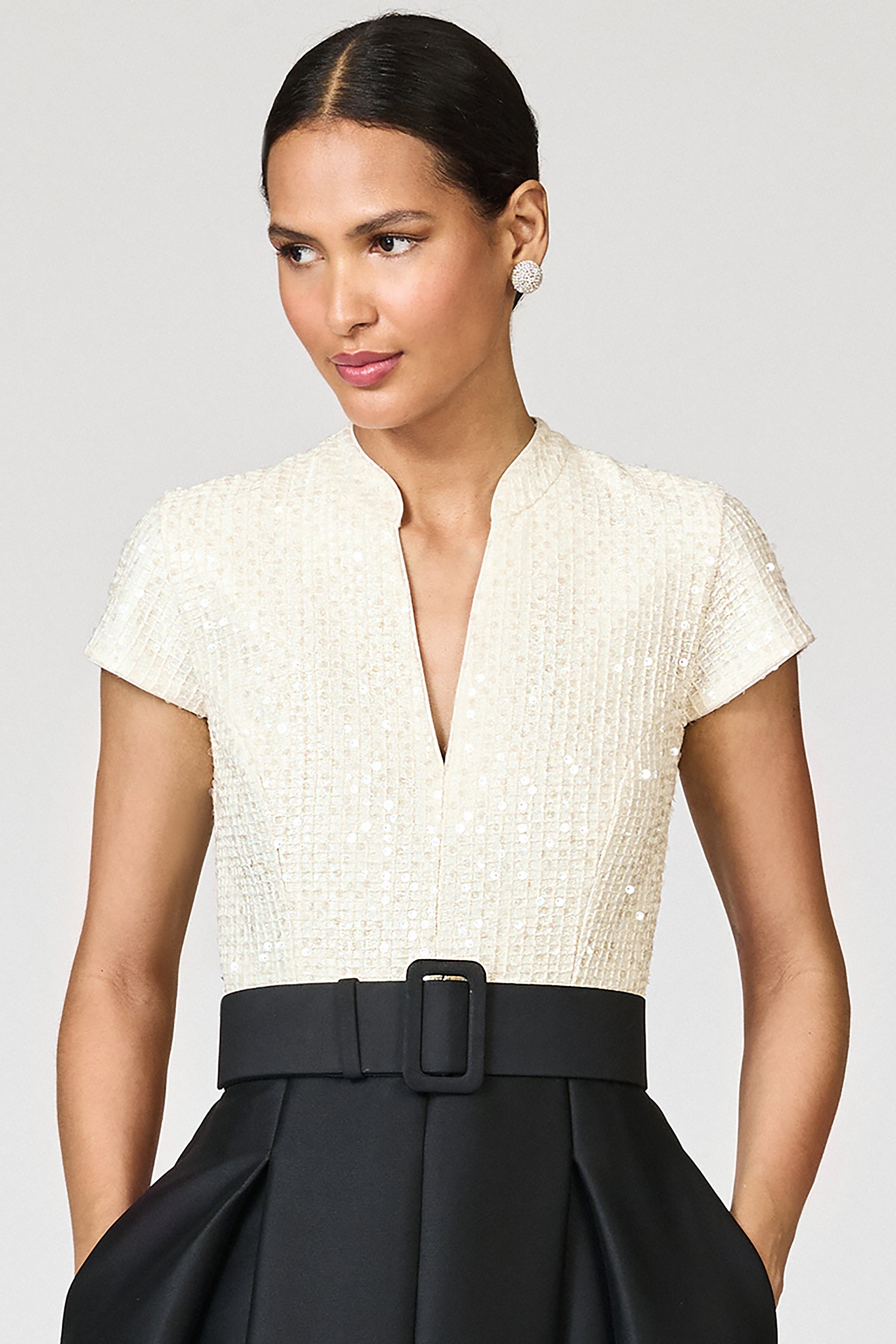 ARDEN GOWN - MOONLIGHT/BLACK