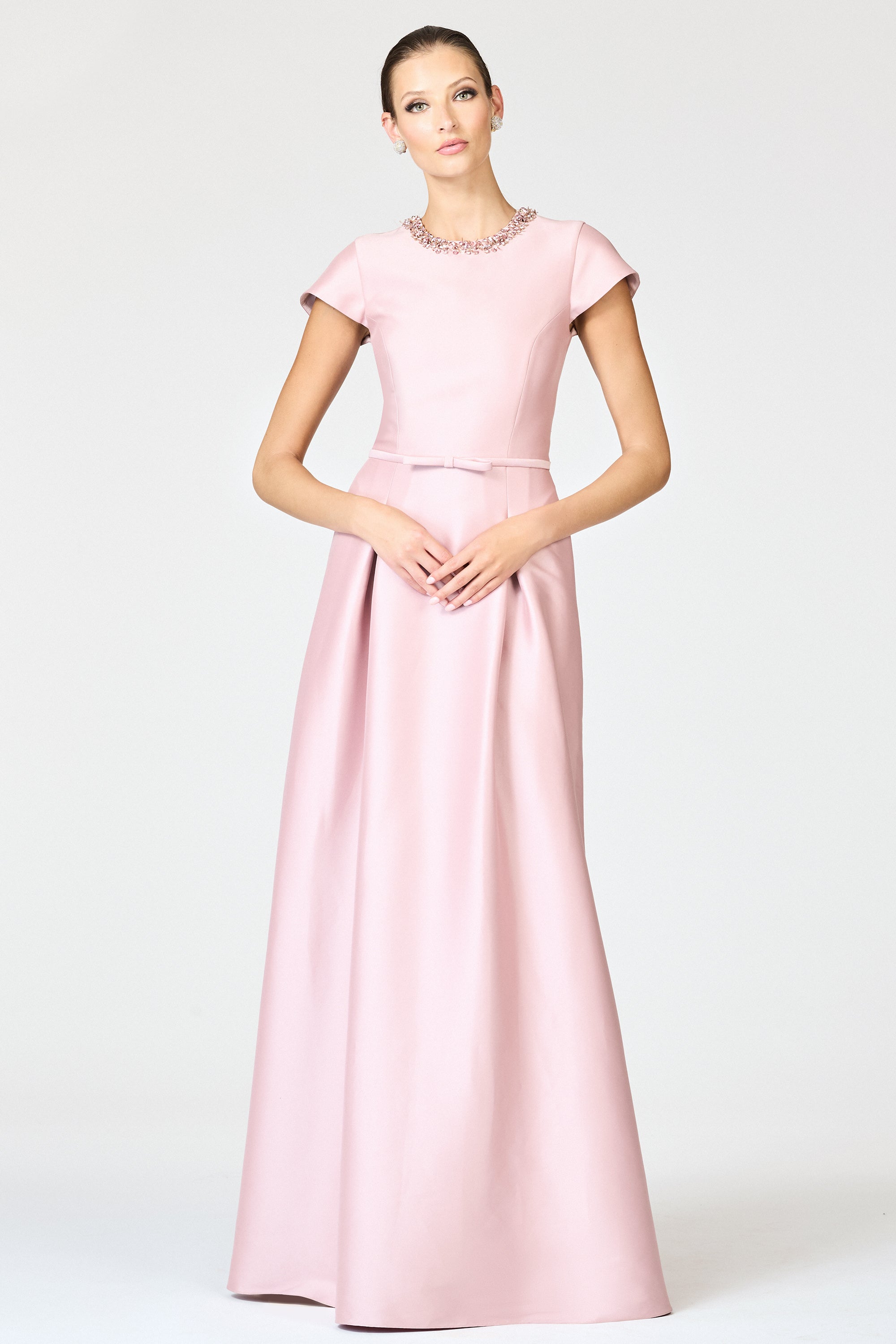 EMBELLISHED BLYTHE GOWN - ROSE QUARTZ