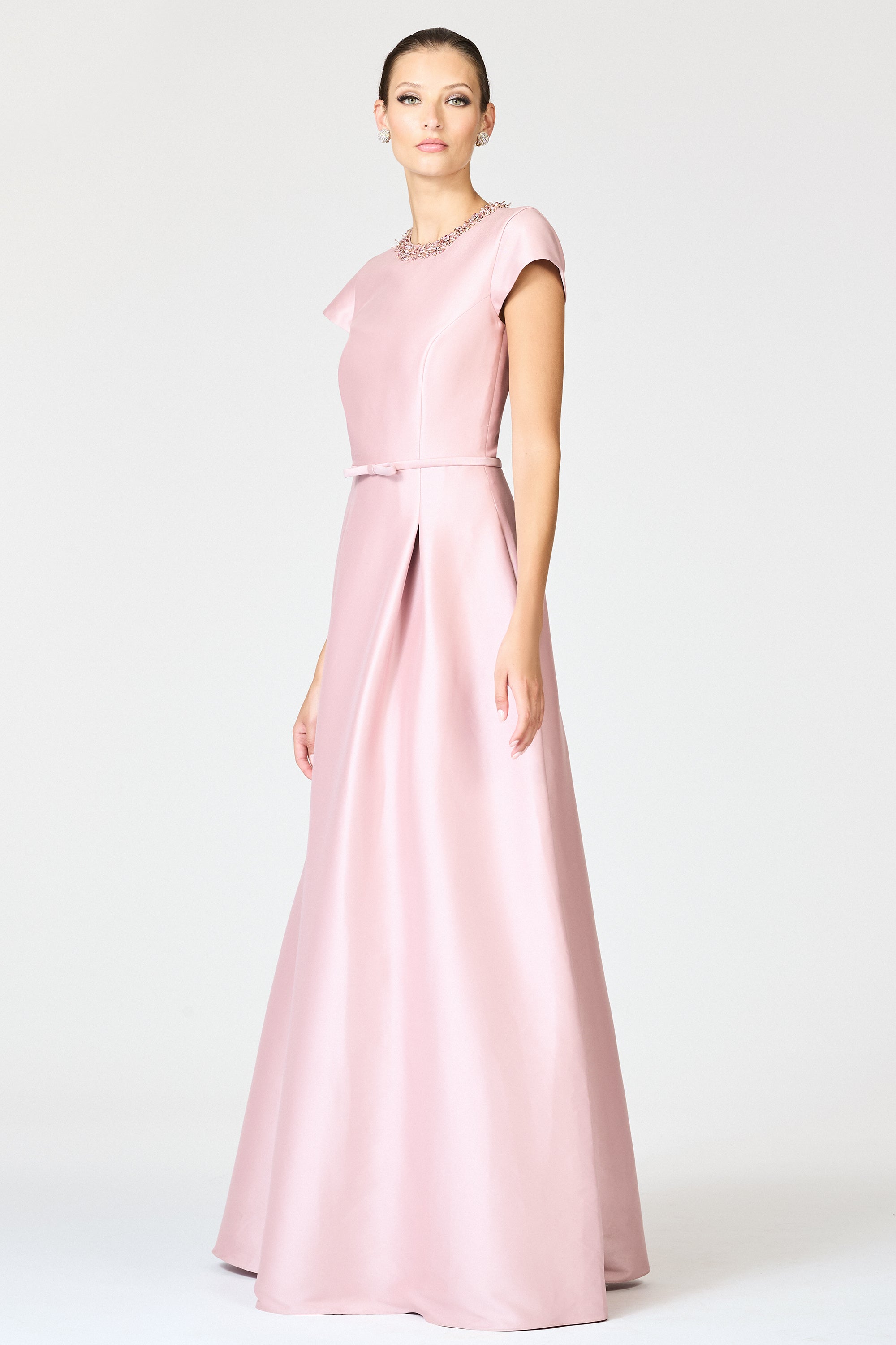 EMBELLISHED BLYTHE GOWN - ROSE QUARTZ