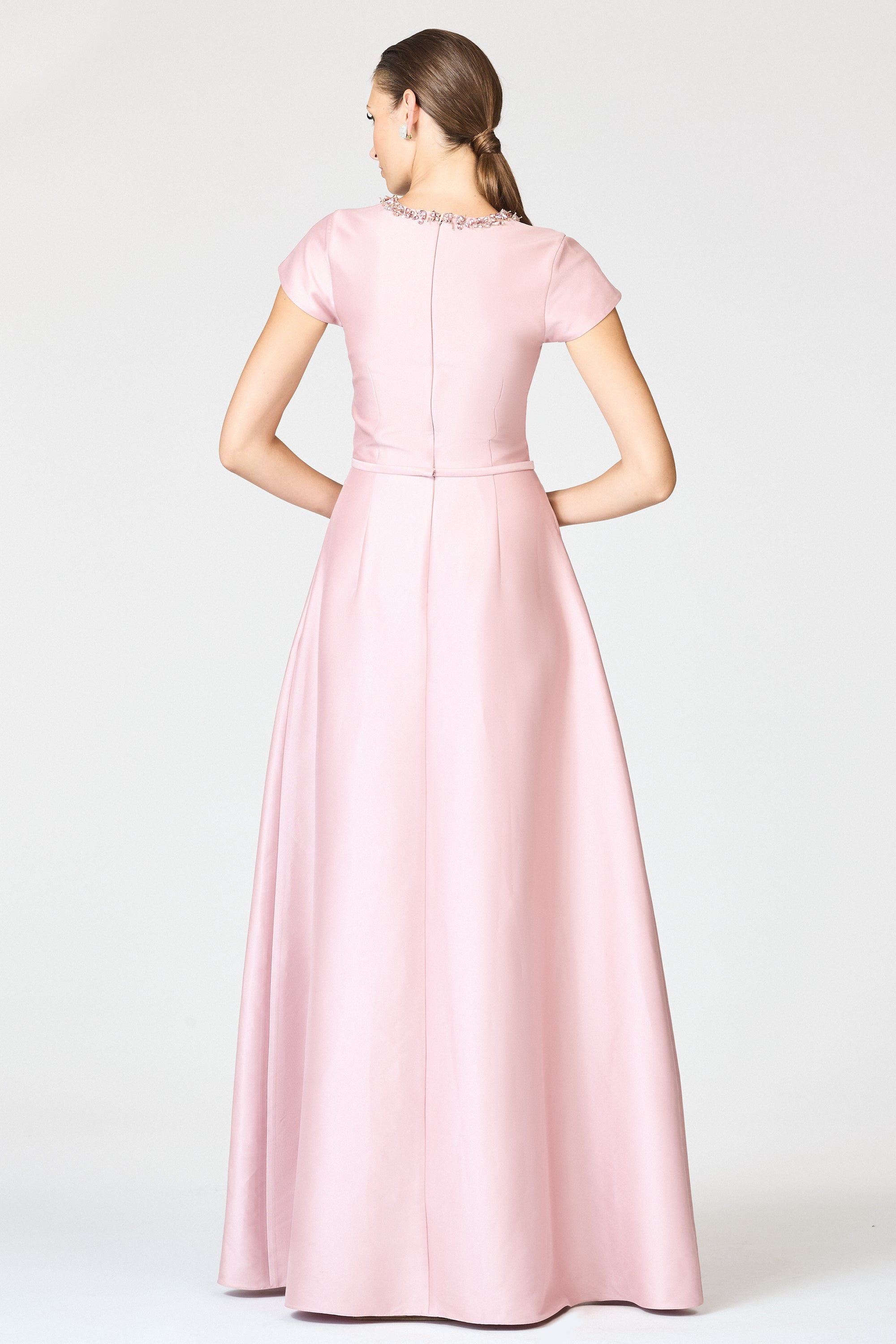 EMBELLISHED BLYTHE GOWN - ROSE QUARTZ