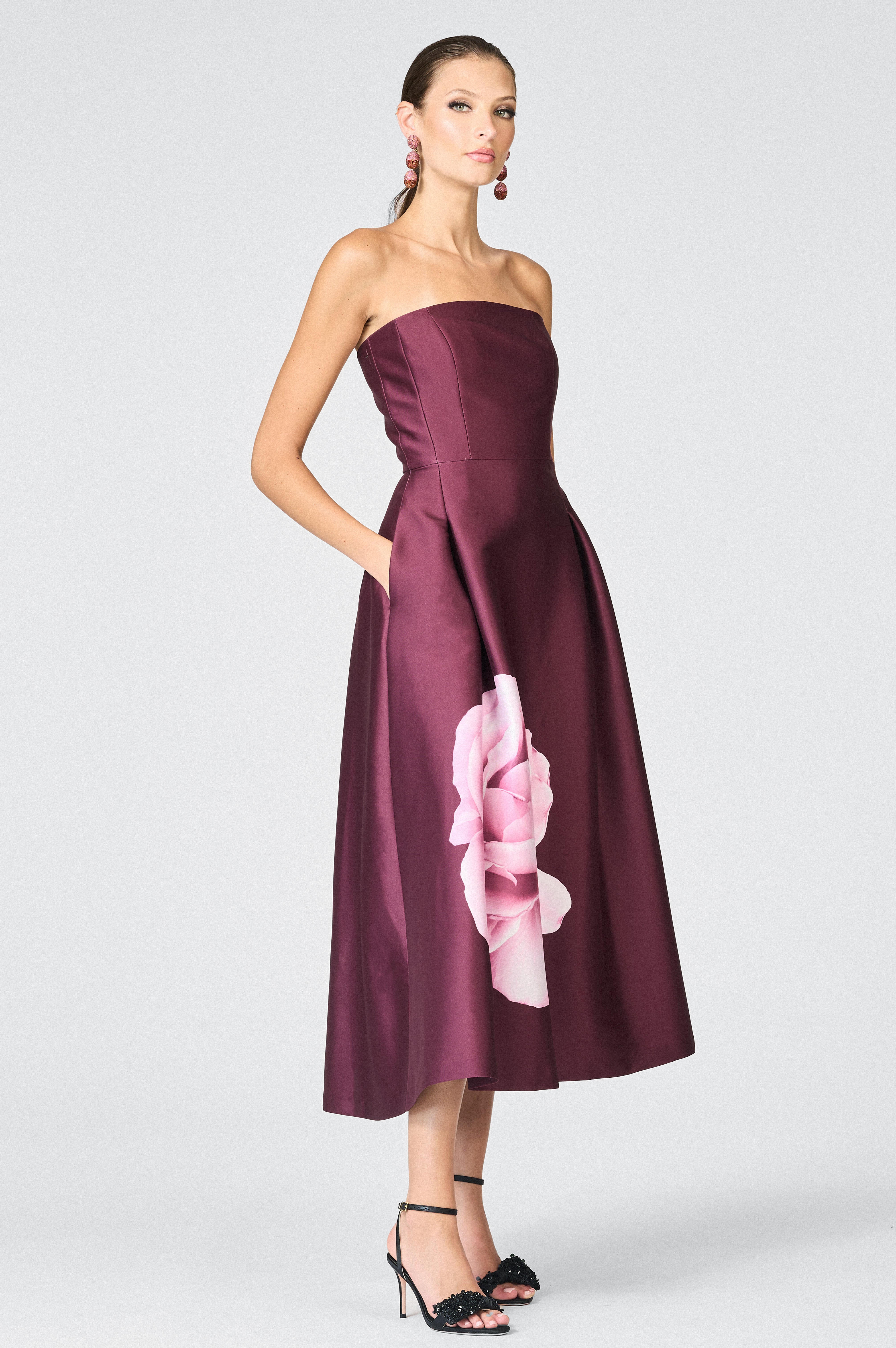 SHAY DRESS - BORDEAUX ESPERANCE