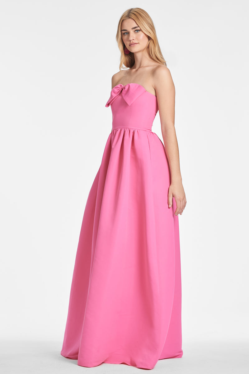 Isabeau Gown - Shocking Pink