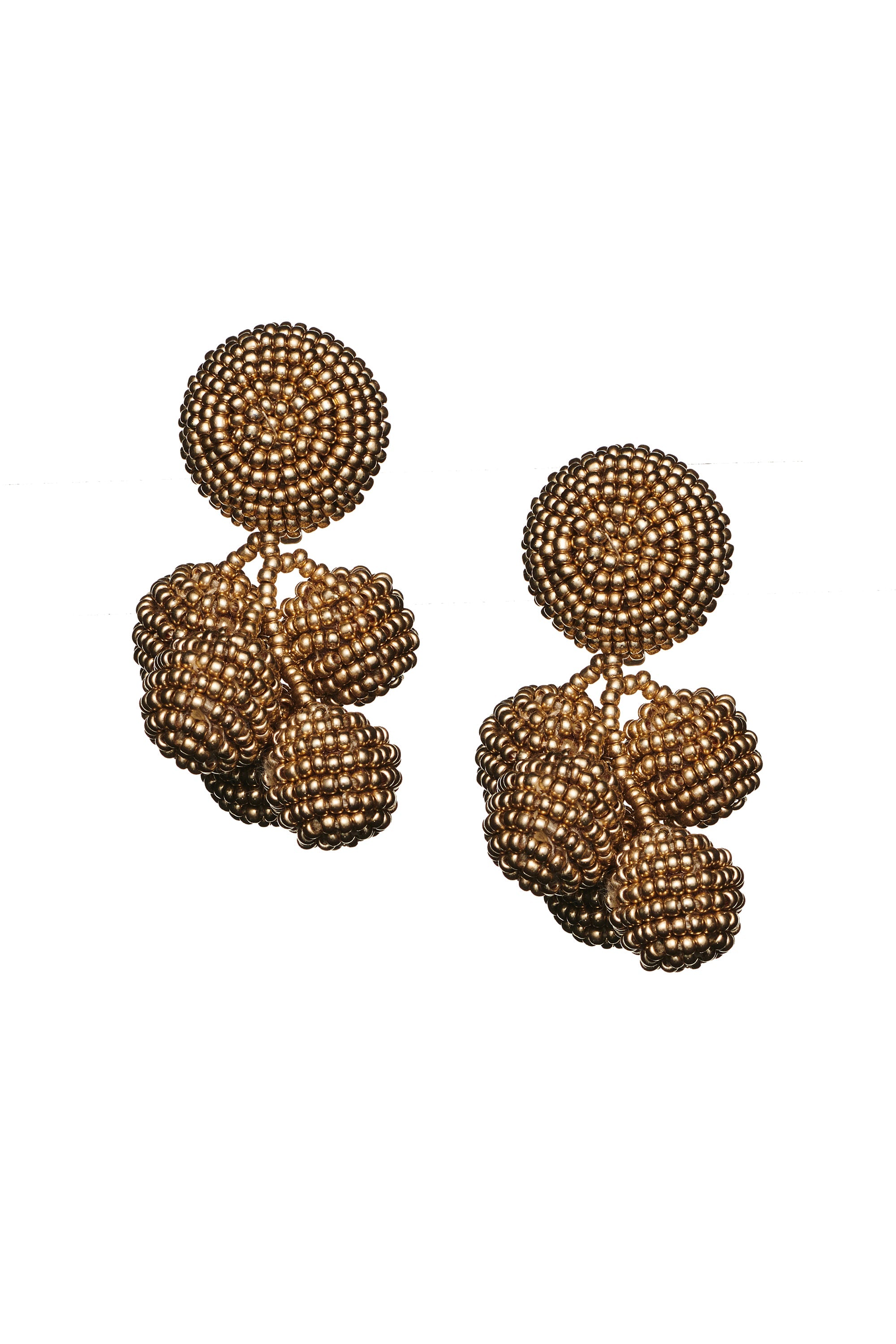 MINI COCONUTS EARRINGS - GOLD