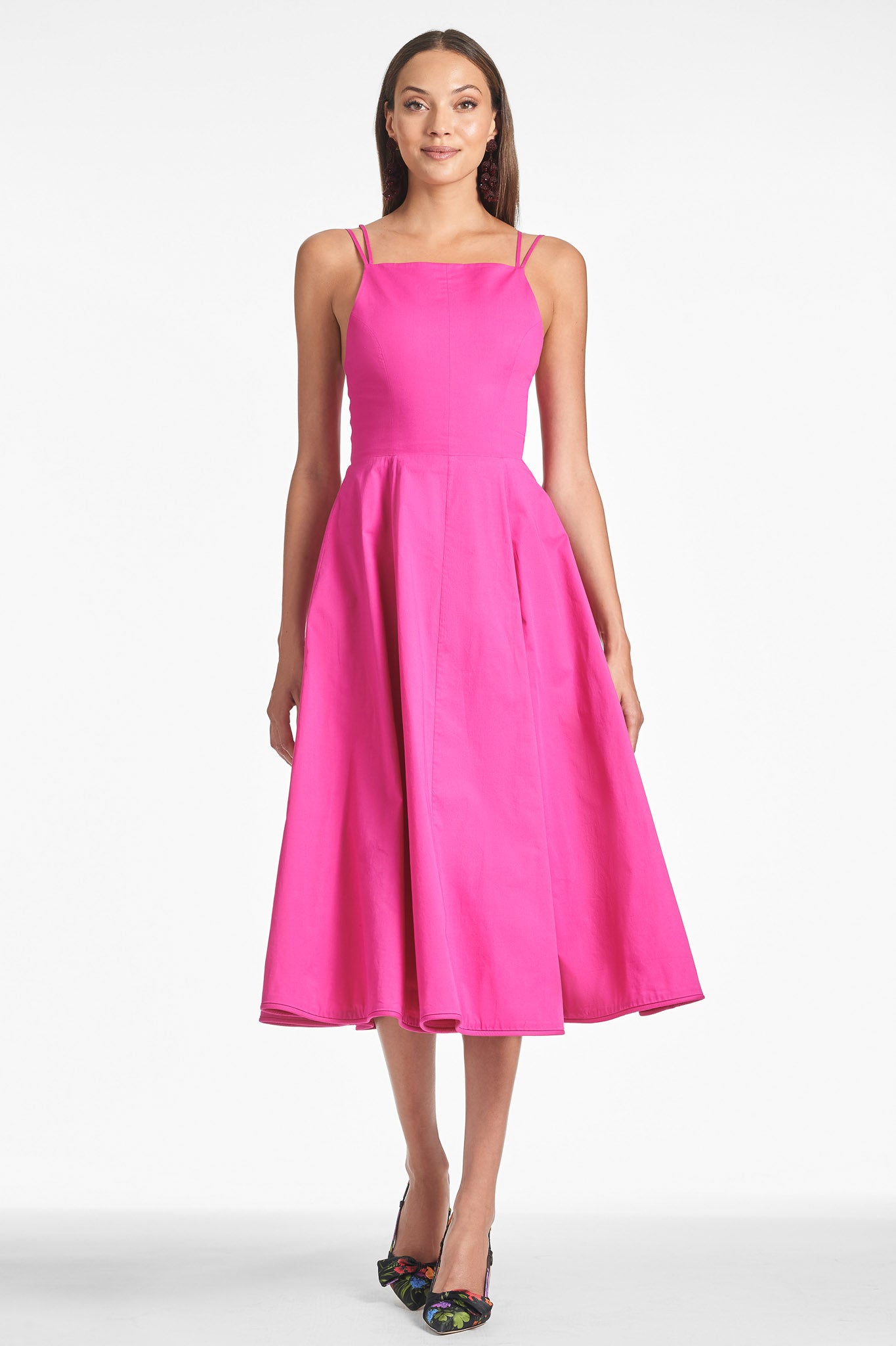 Jacinta Dress - Cerise - Final Sale