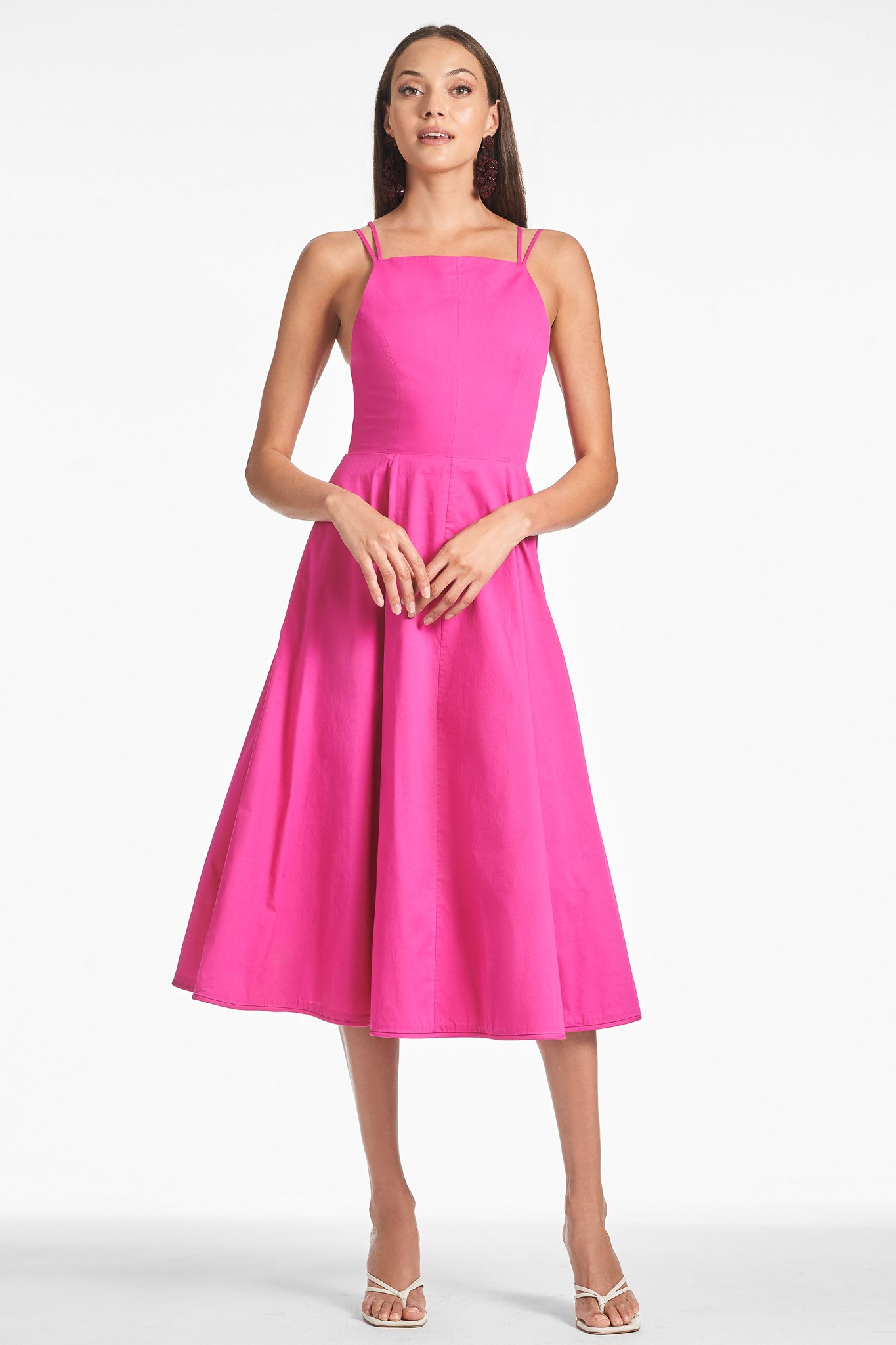 Jacinta Dress - Cerise - Final Sale
