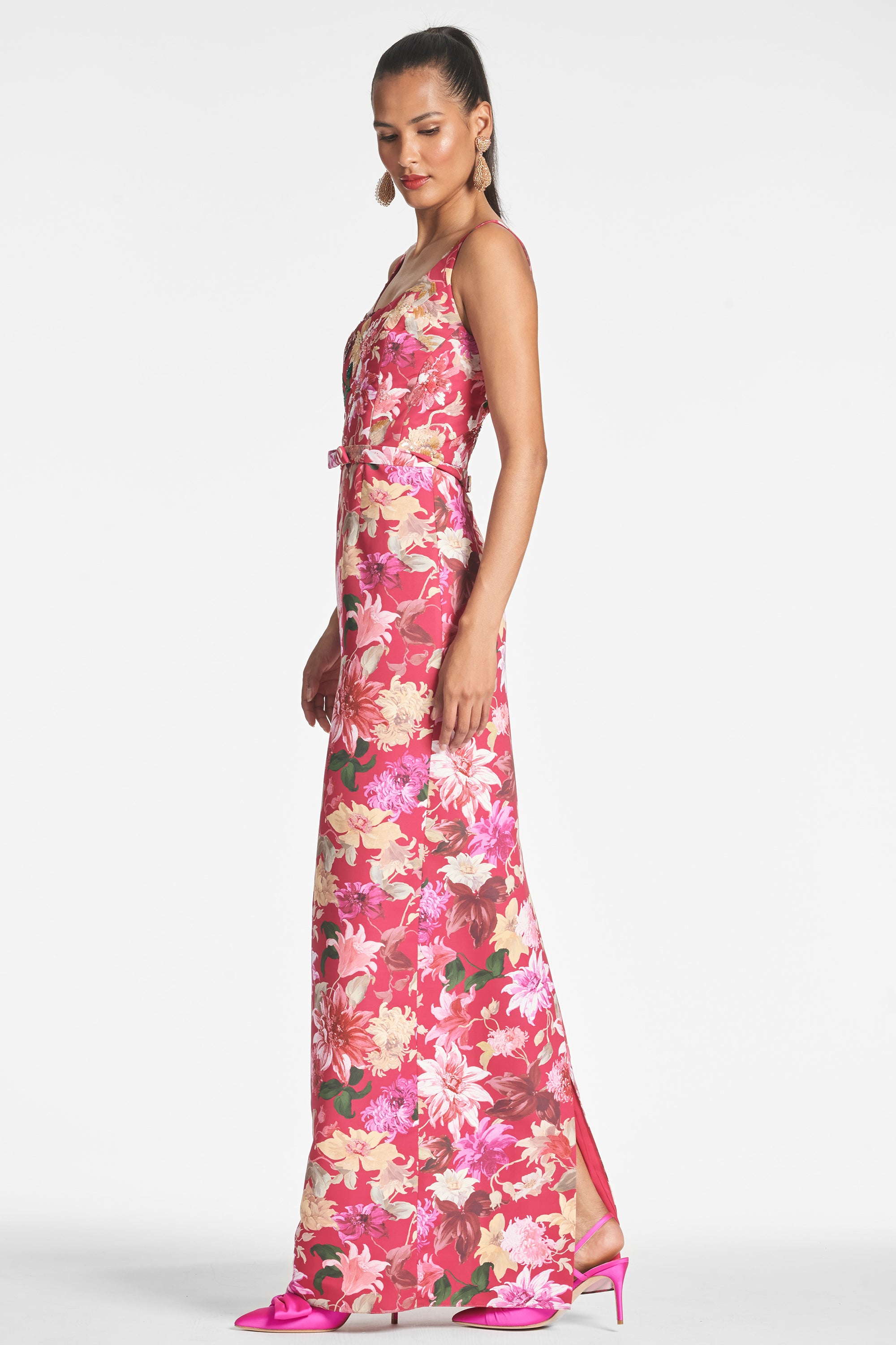 Lana Gown - Deep Pink Dahlia - Final Sale