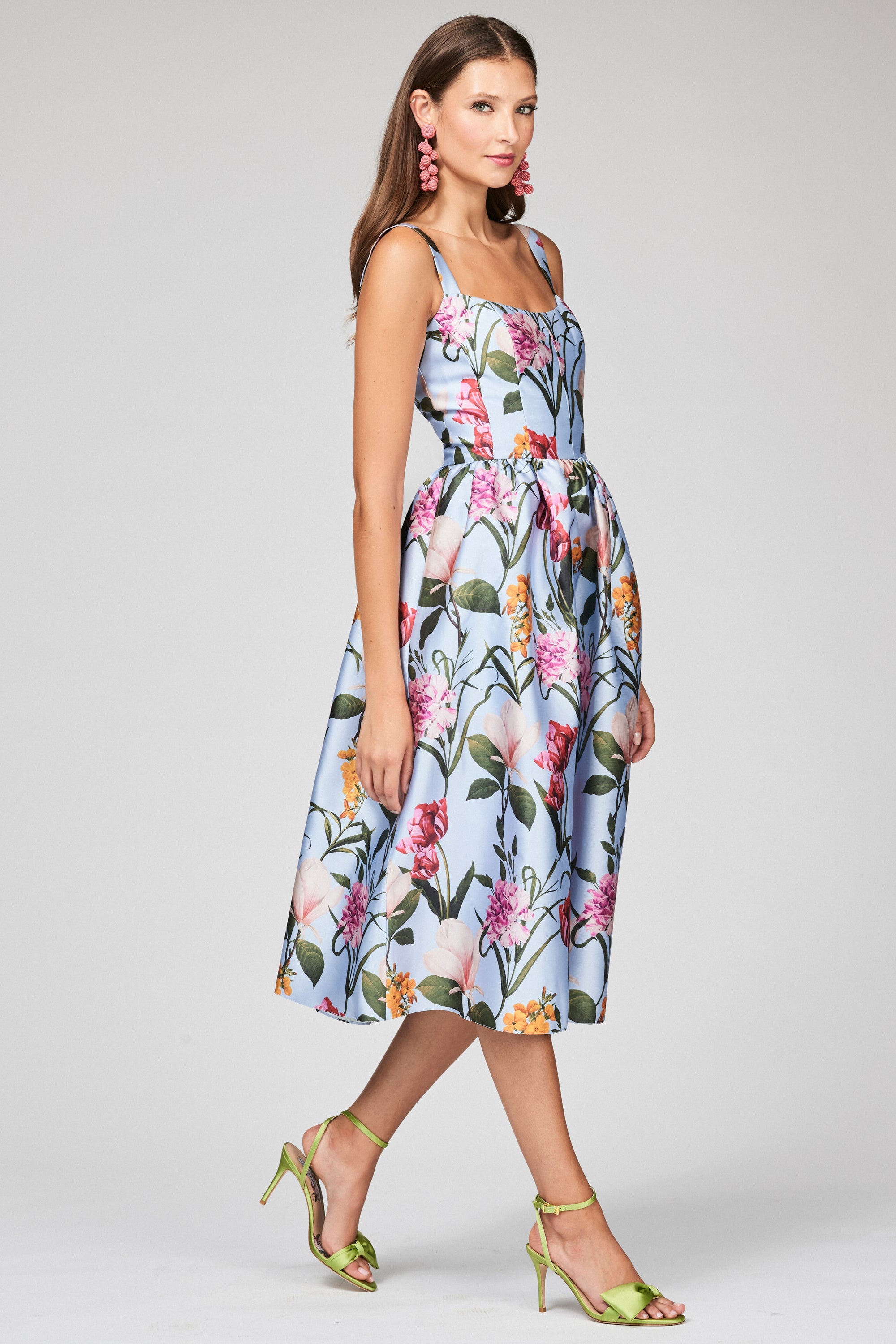 Sachin & Babi Olena Dress - Glacial Blue Blossoms - Size 6 Sachin & Babi Olena Dress - Glacial Blue Blossoms - Size 6