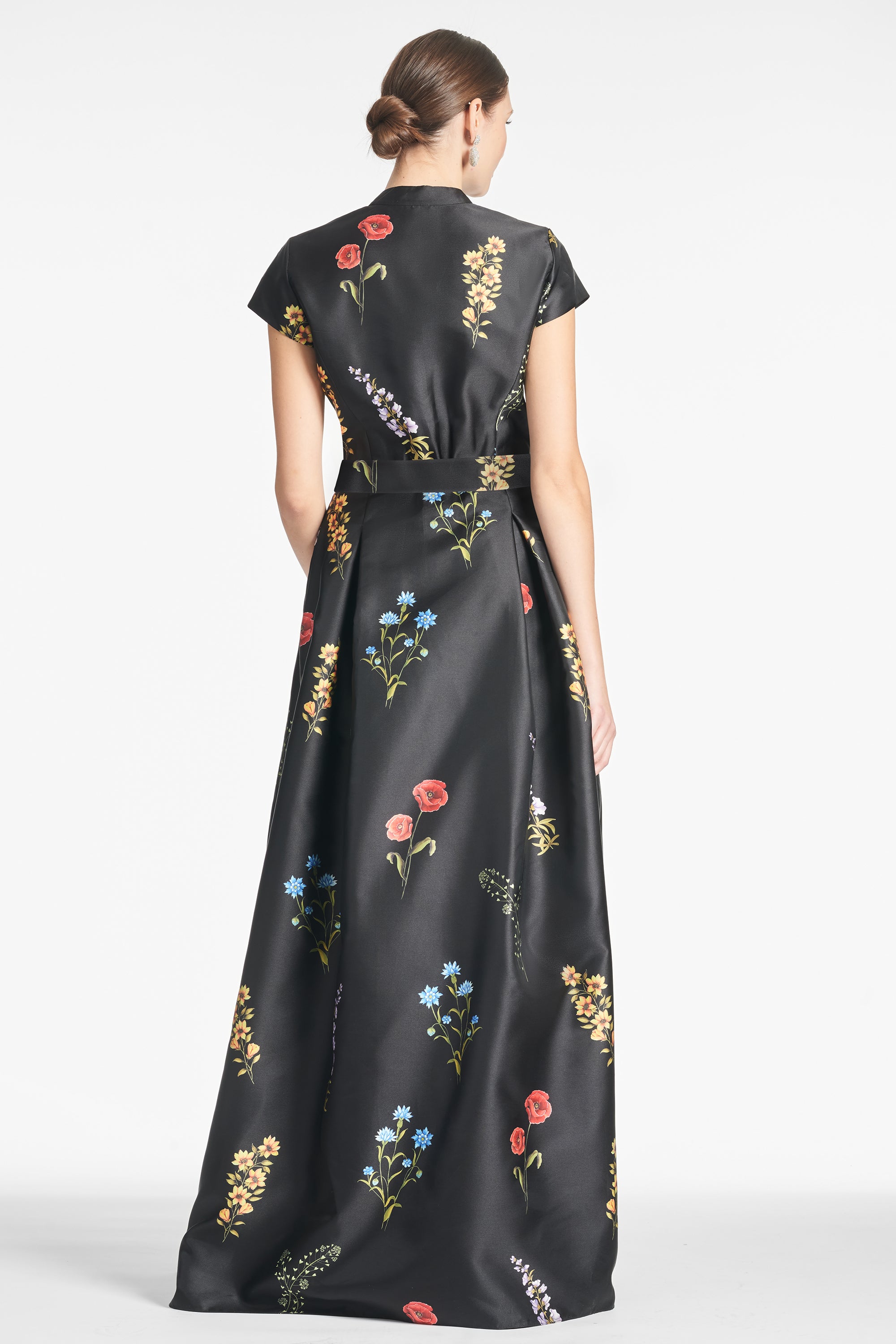 Marta Gown - Noir Bouquet