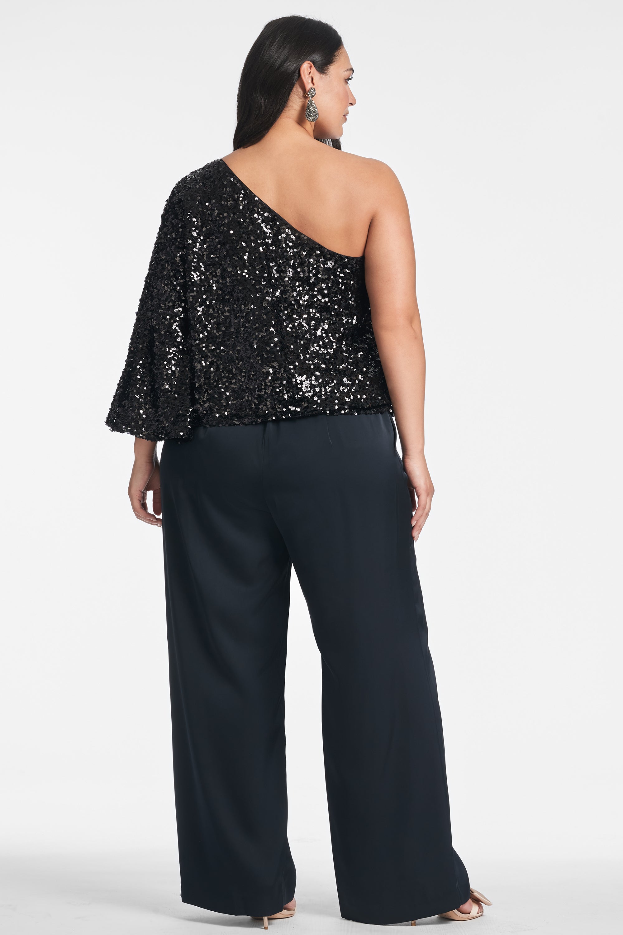 Morgan Top - Black Sequins - Final Sale