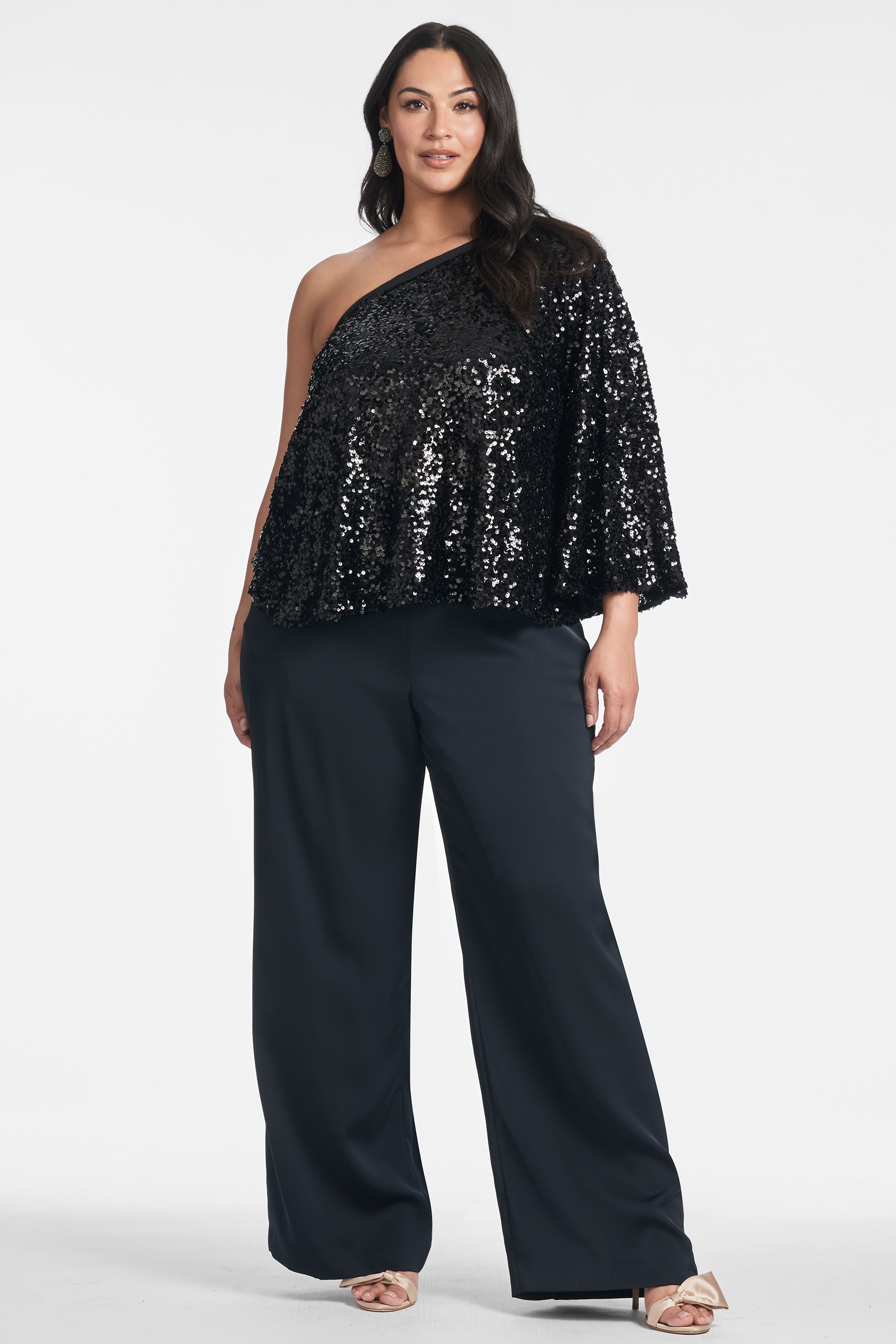 Morgan Top - Black Sequins - Final Sale
