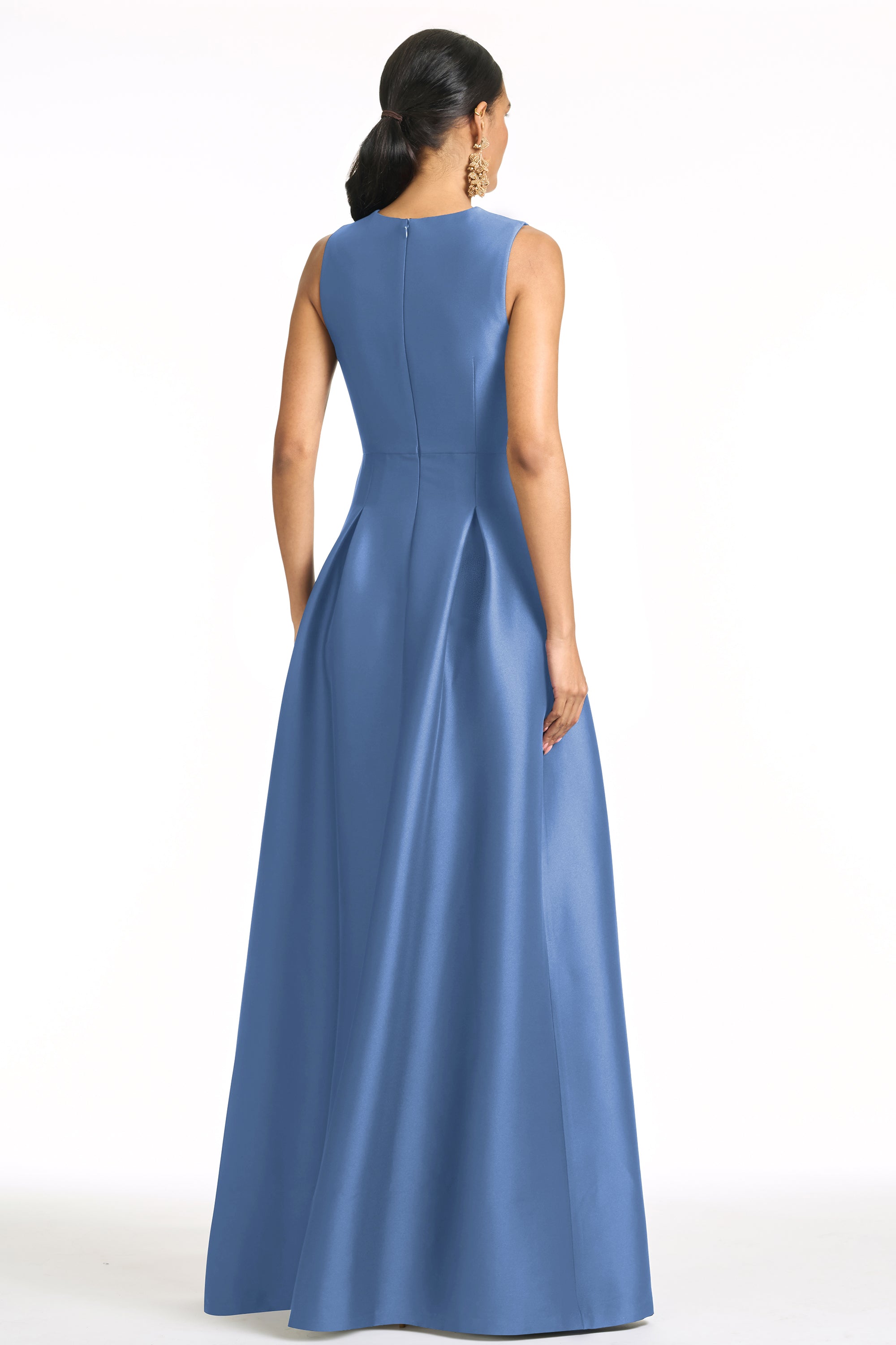 EMBROIDERED BROOKLYNNE GOWN - OPAL