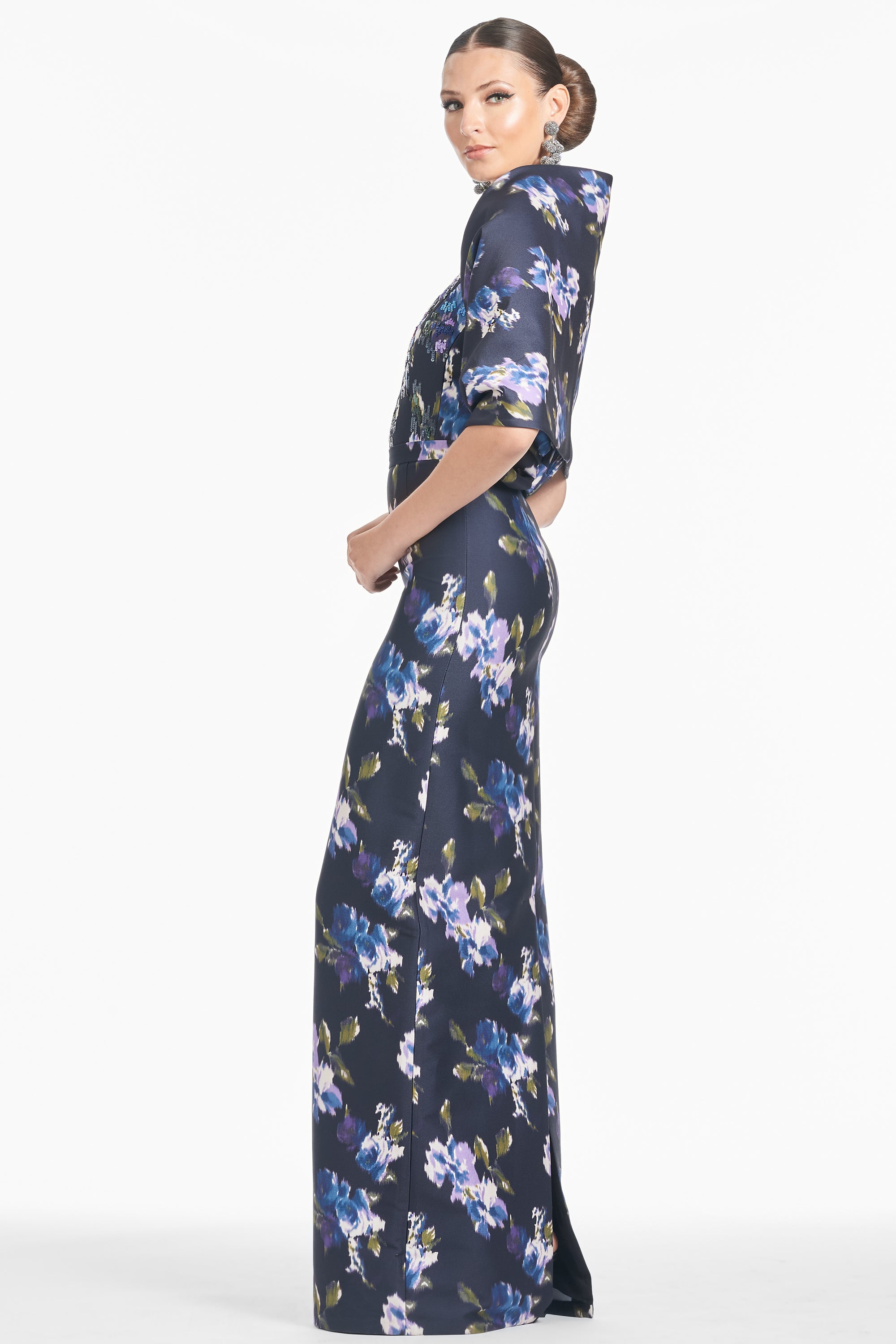 The Hug Shawl - Midnight Corsage - Final Sale