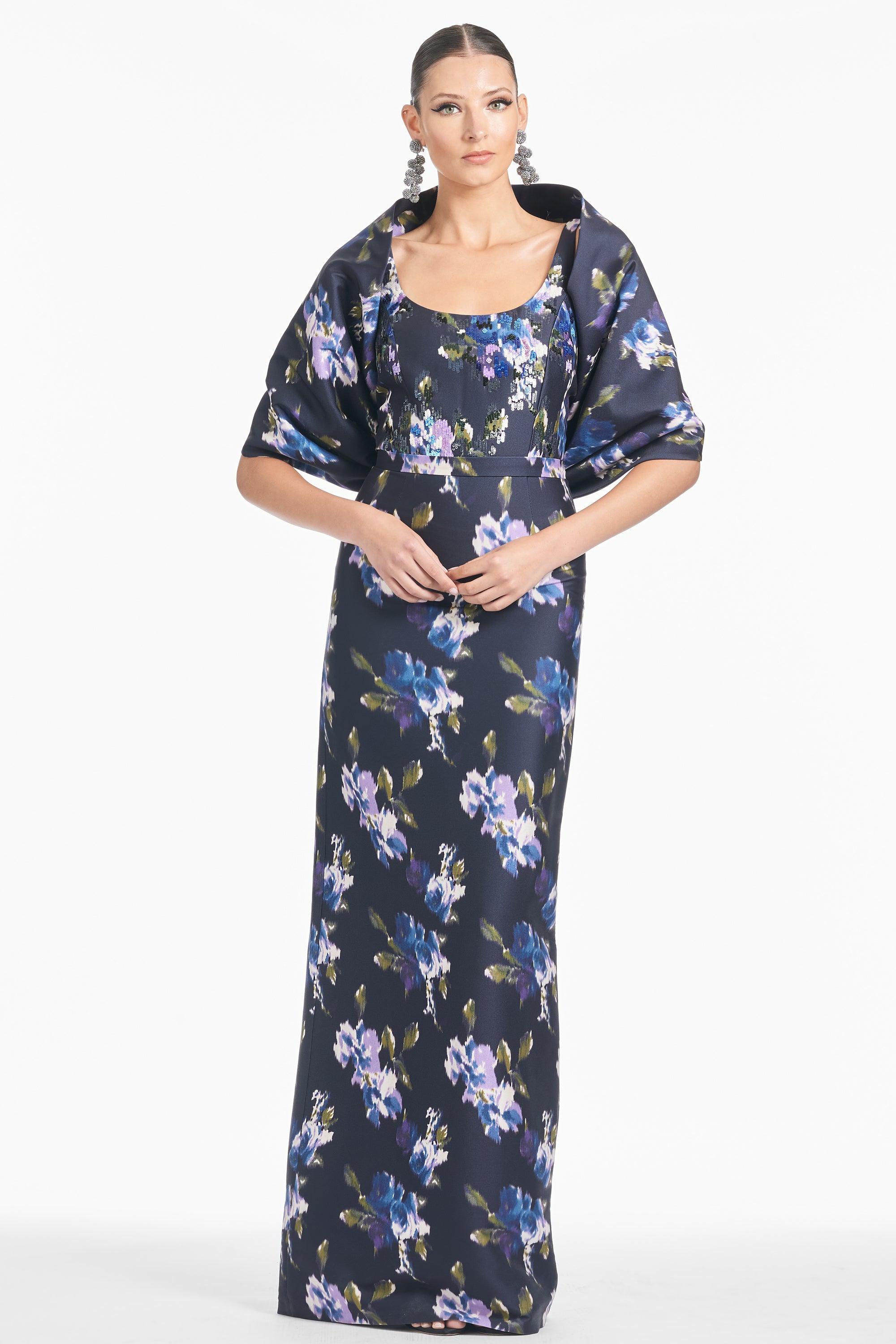 The Hug Shawl - Midnight Corsage - Final Sale