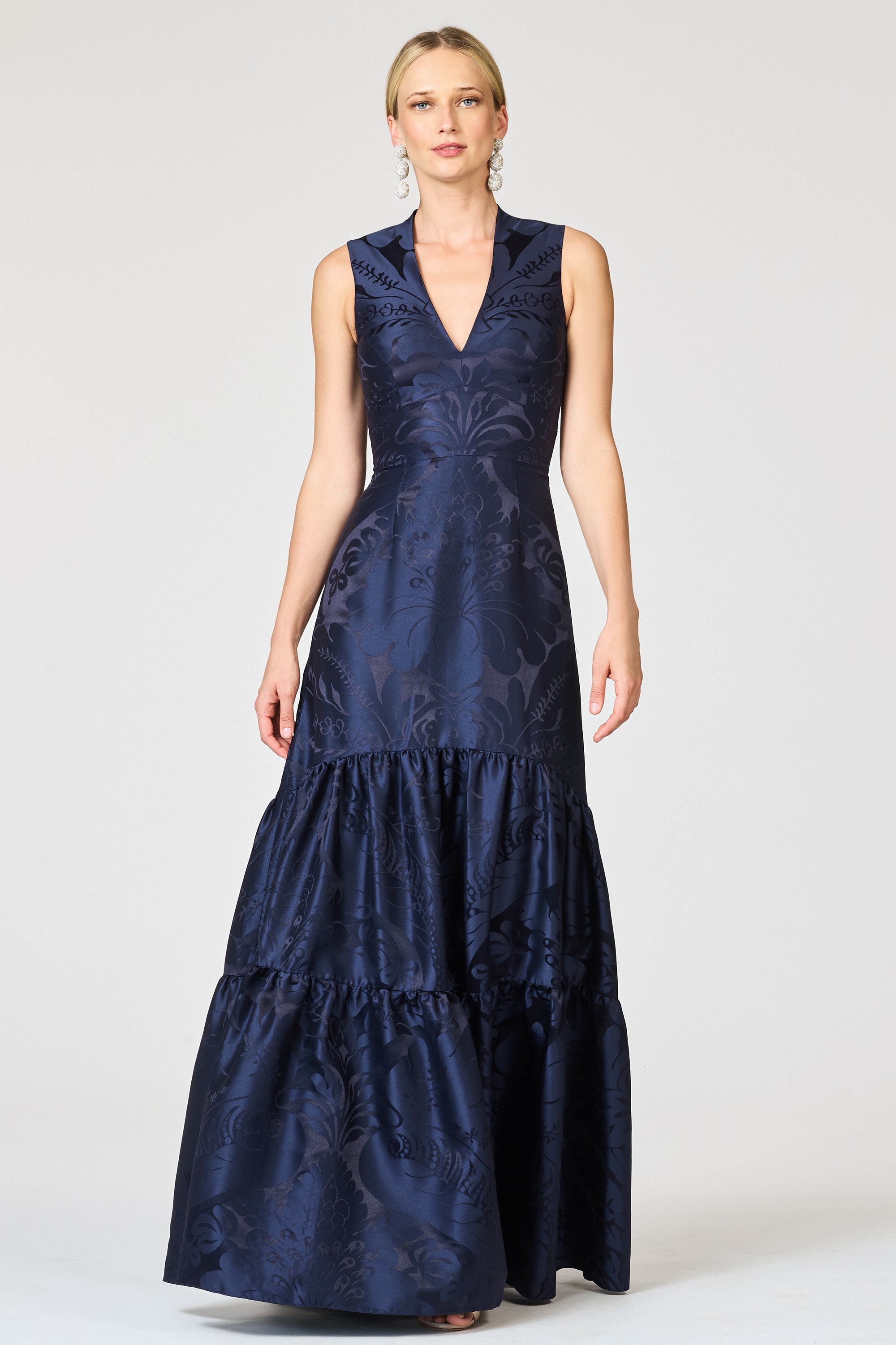 CELLA GOWN - DEEP OCEAN
