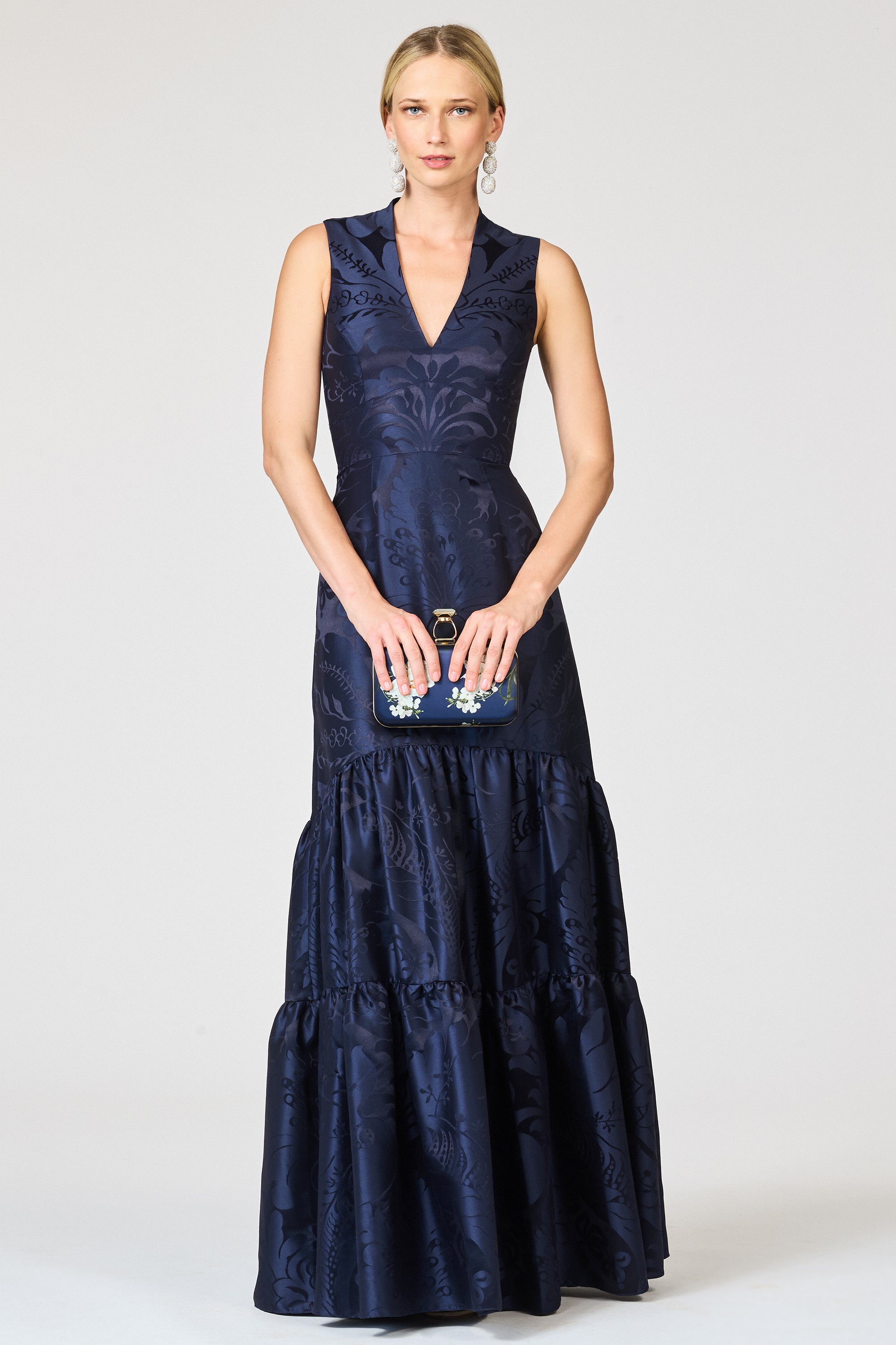 CELLA GOWN - DEEP OCEAN