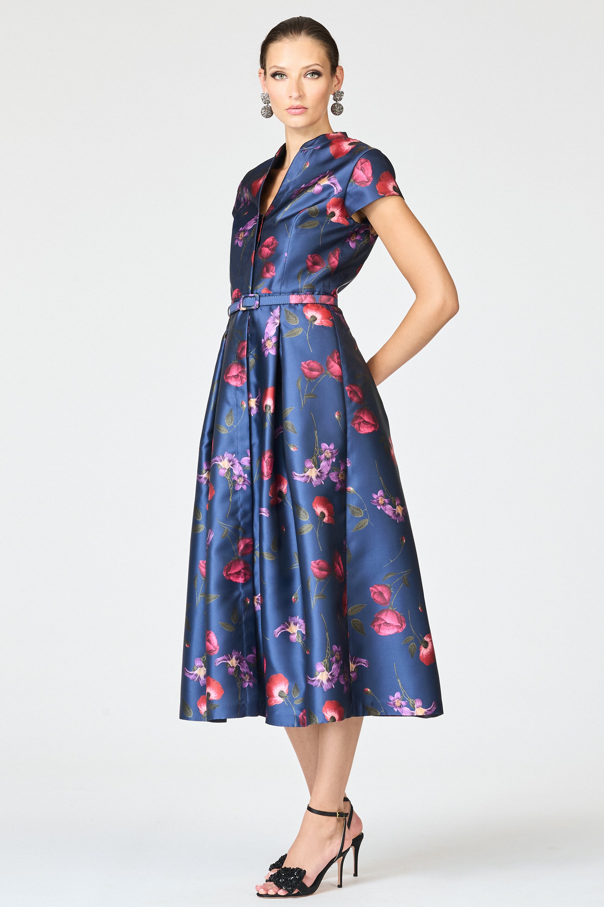 MARTINE DRESS - MIDNIGHT JARDIN