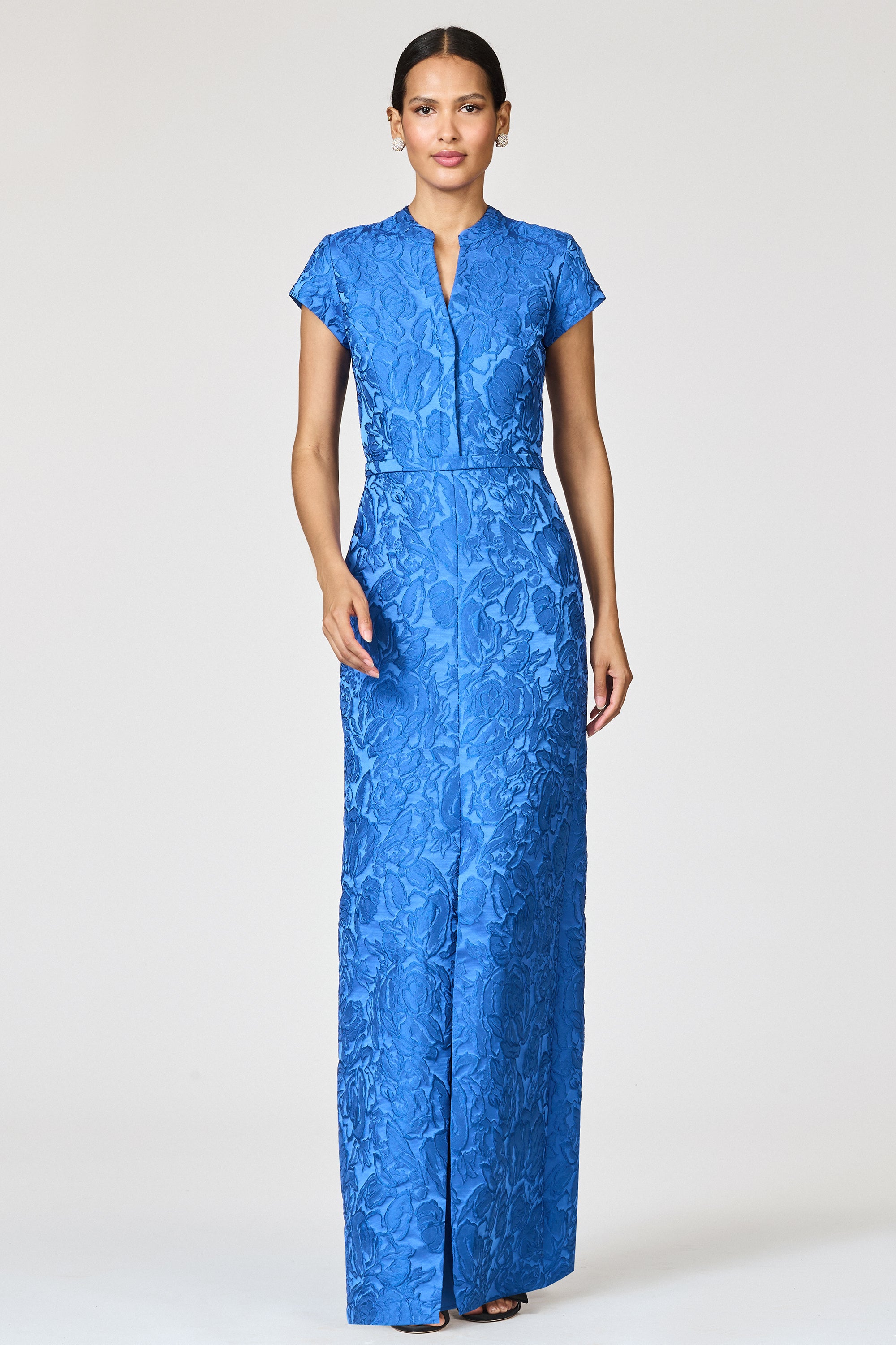 CLOQUE LYNN GOWN - MOONBEAM
