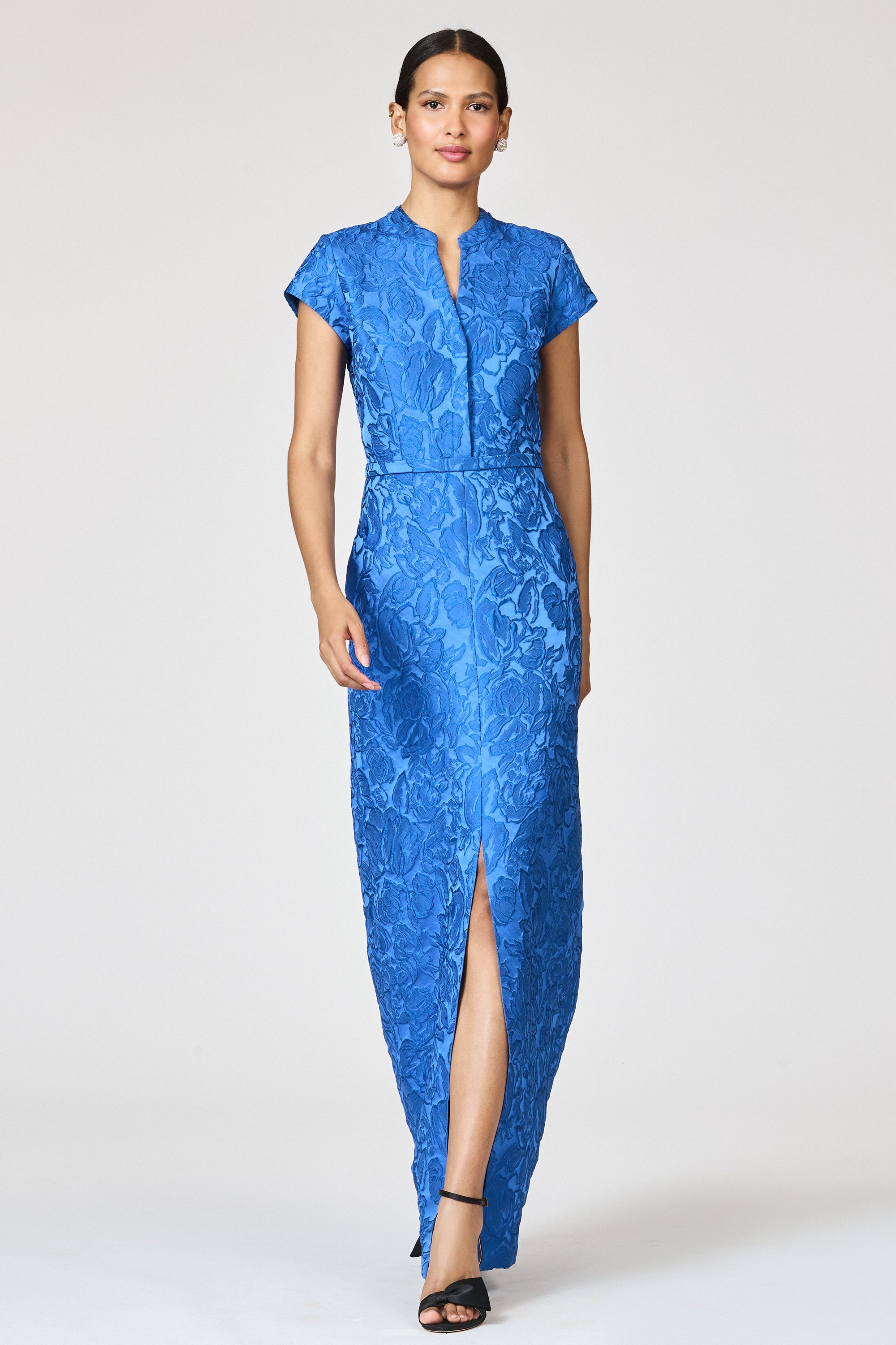 CLOQUE LYNN GOWN - MOONBEAM