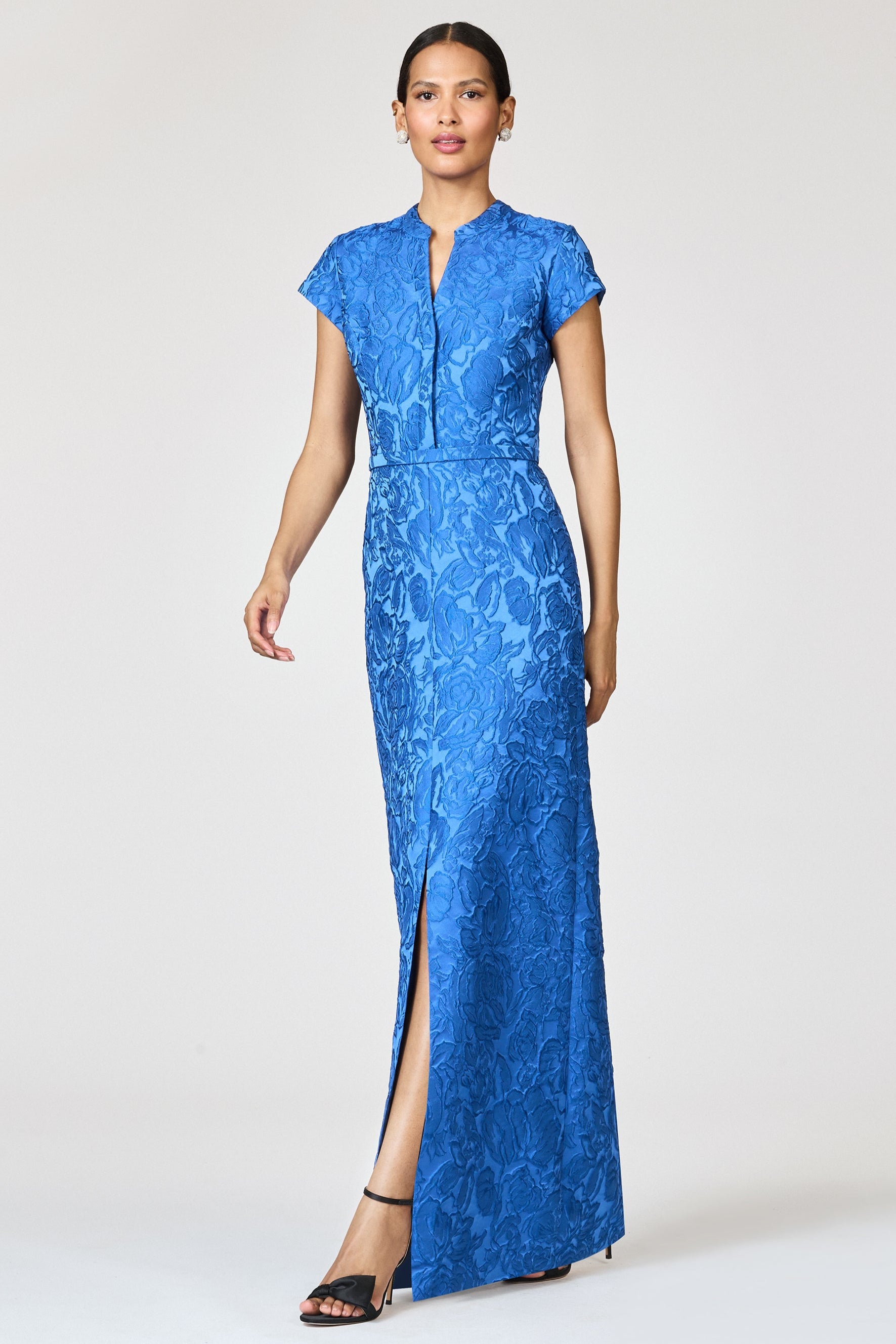 CLOQUE LYNN GOWN - MOONBEAM