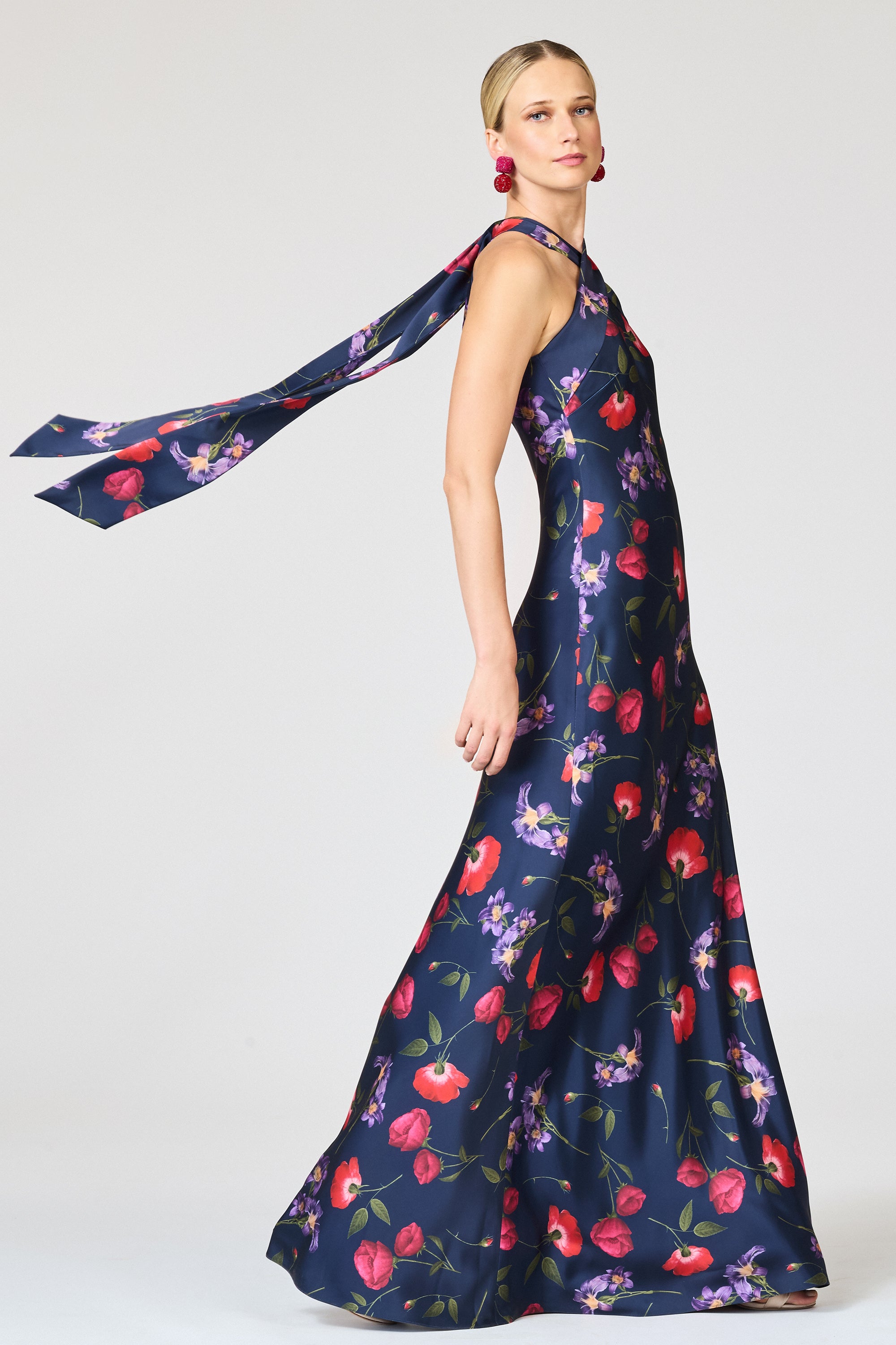LAURANT GOWN - MIDNIGHT JARDIN