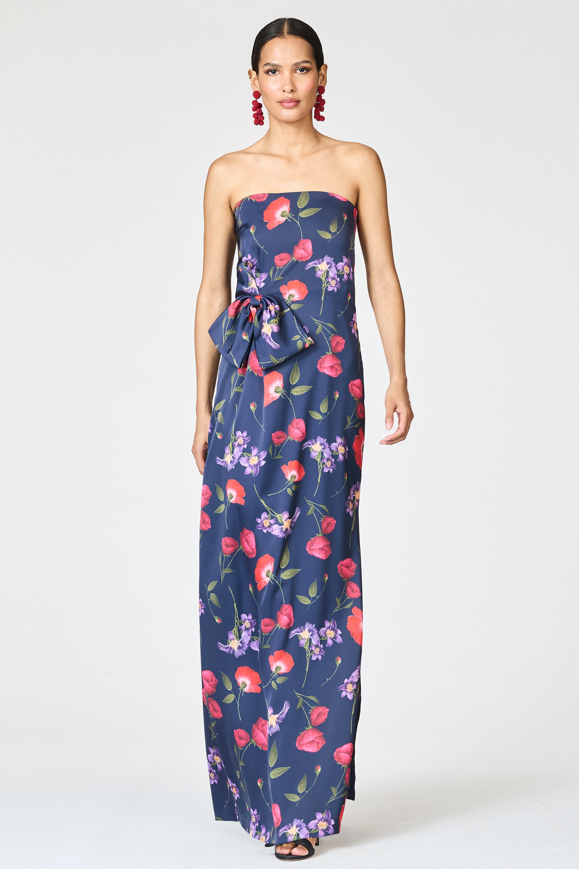 MONROE GOWN - MIDNIGHT JARDIN